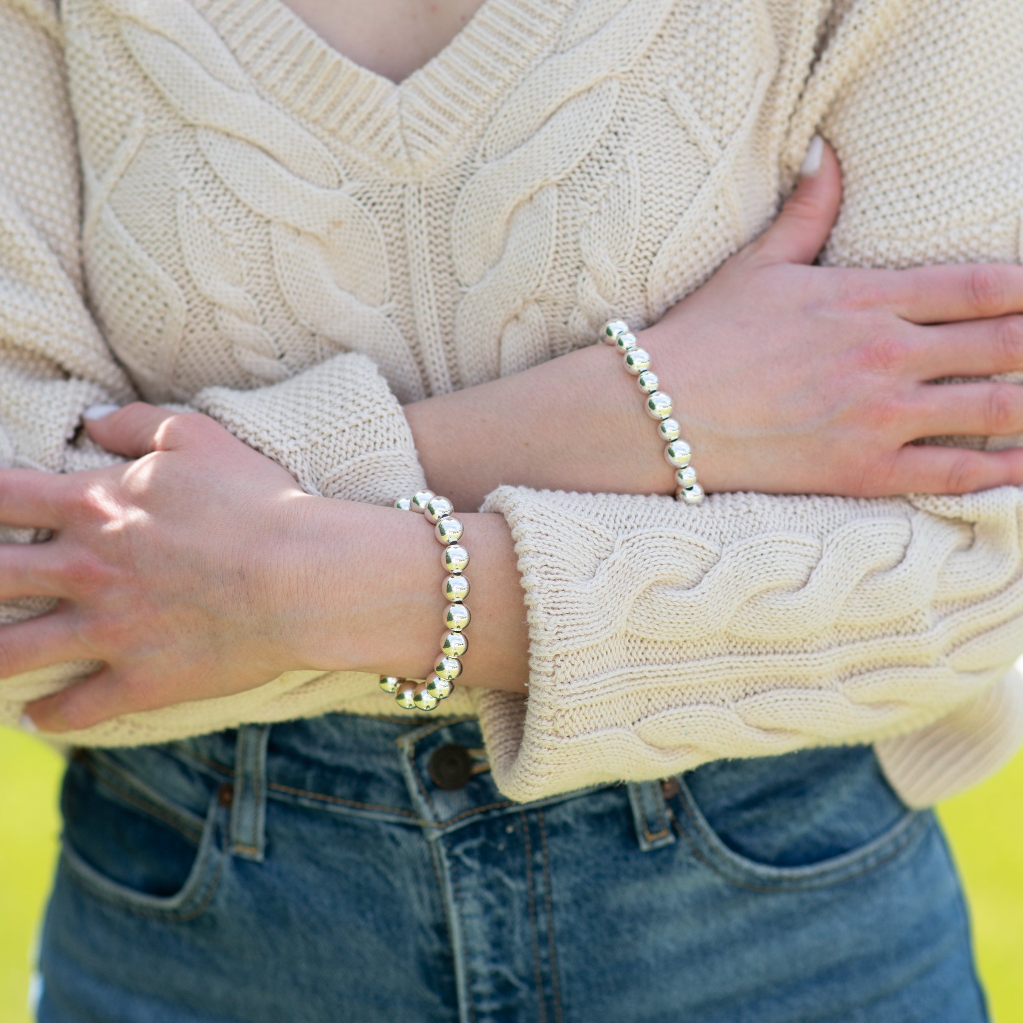 10mm Sterling Silver Bracelet