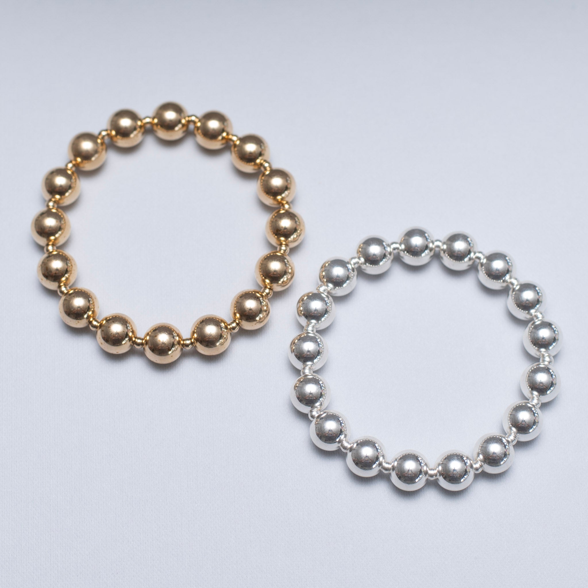 10mm Alternating Beaded Lux Bracelets