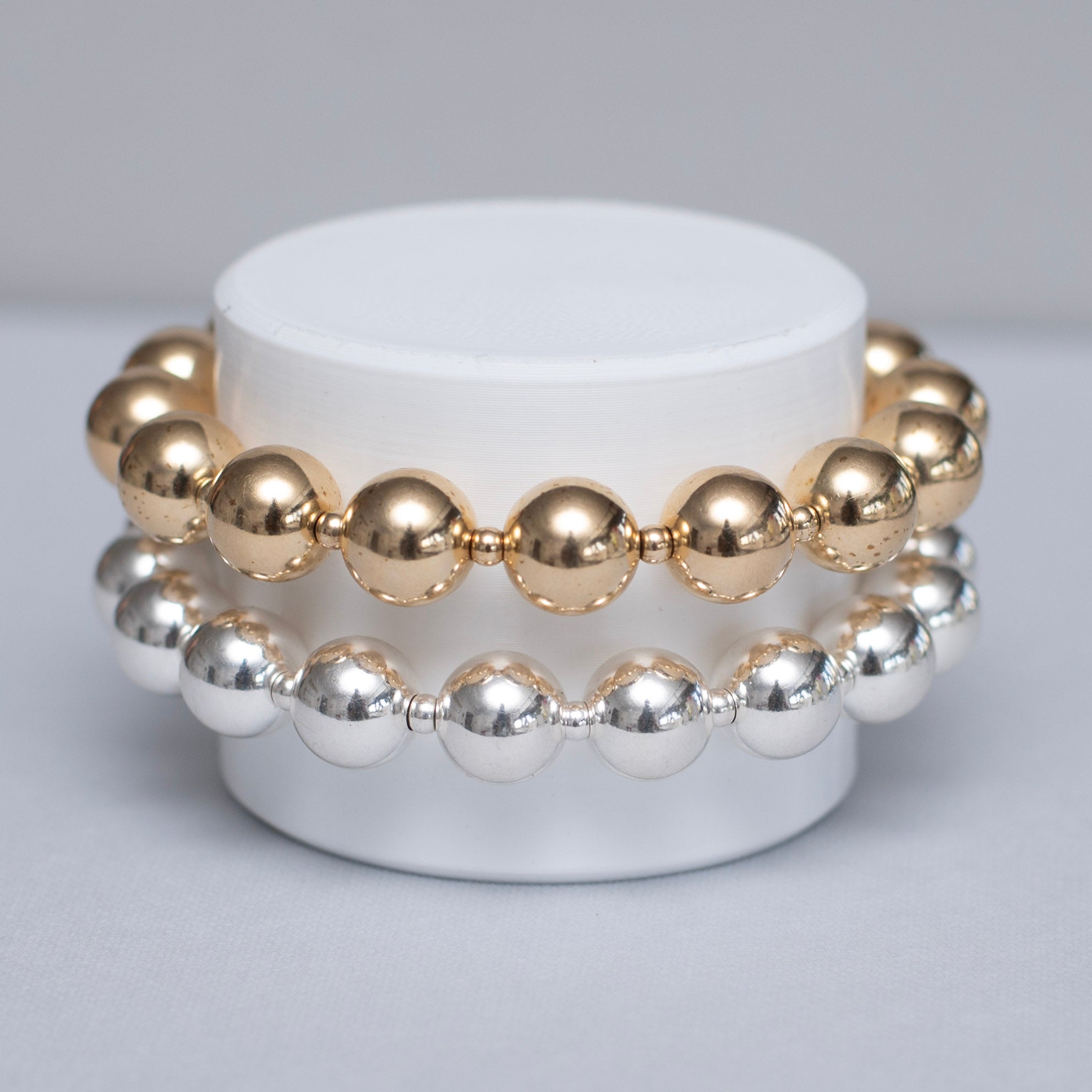 10mm Statement Beaded Lux Bracelets