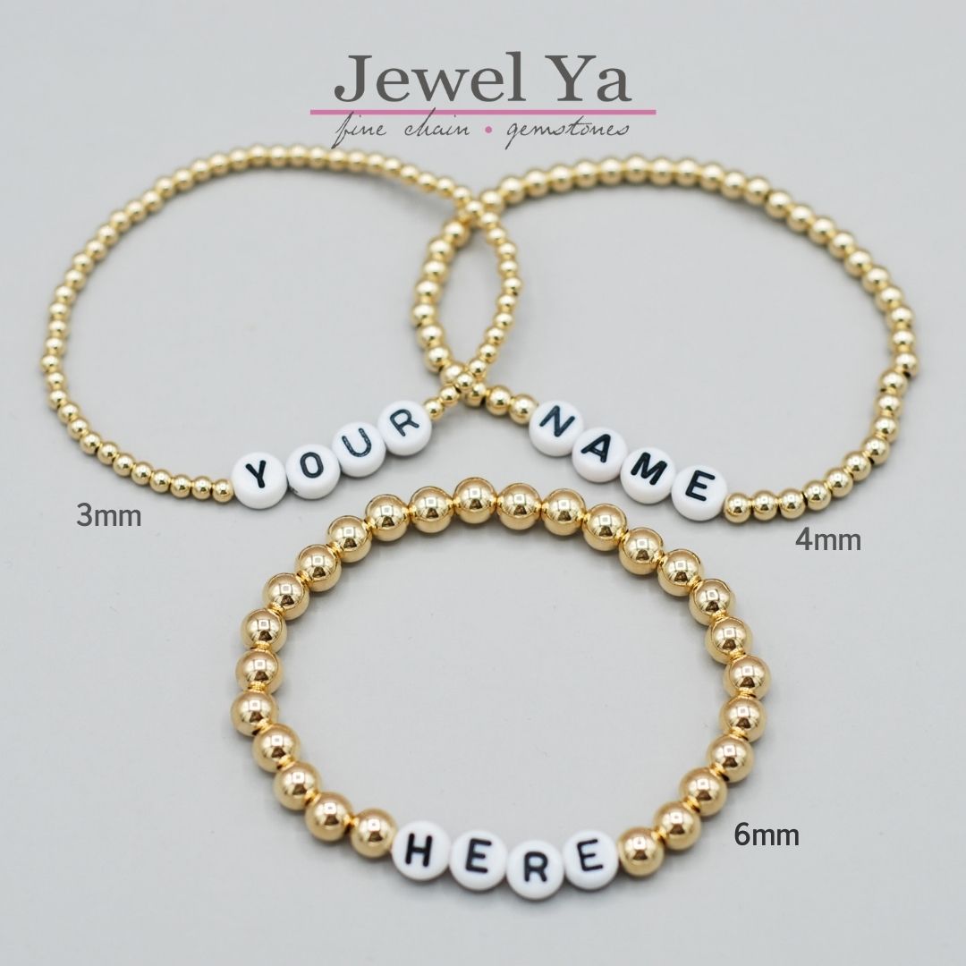 Personalized Beaded Bracelet - Jewel Ya