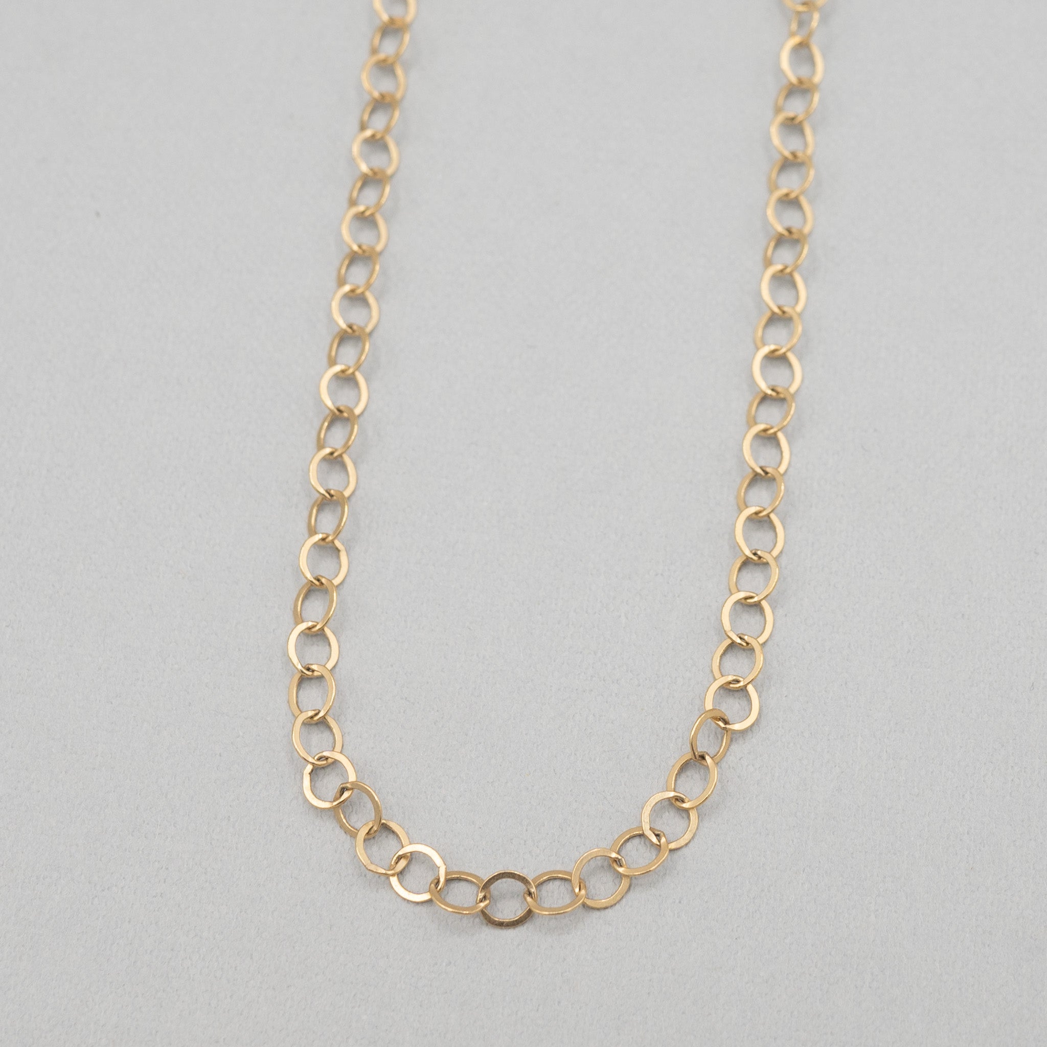 5mm Bead Necklace Yellow Gold Vermeil