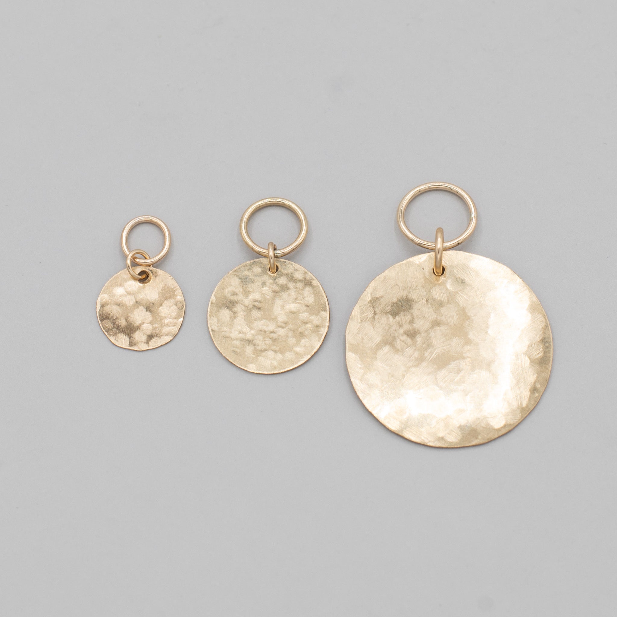 14k Gold Filled Disc Charm - Jewel Ya