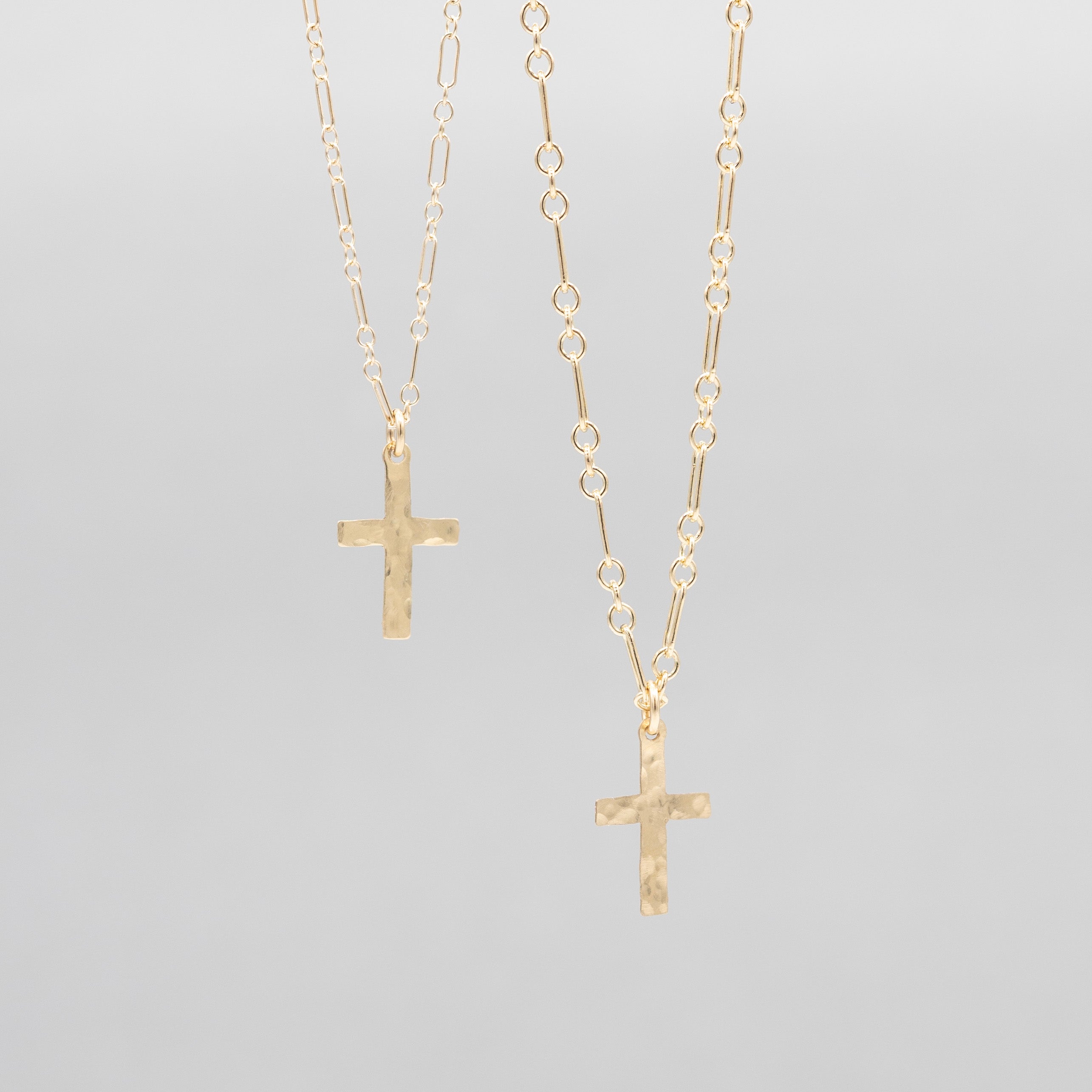 14k Gold Filled Cross Necklace - Jewel Ya