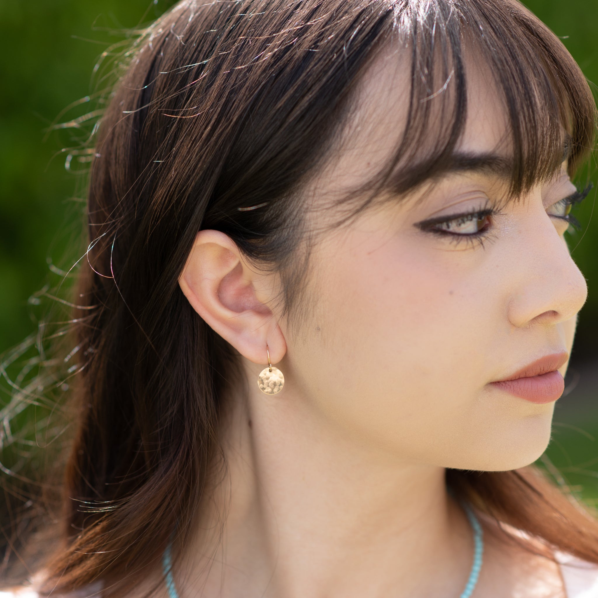 14k Gold Filled Disc Earrings - Jewel Ya