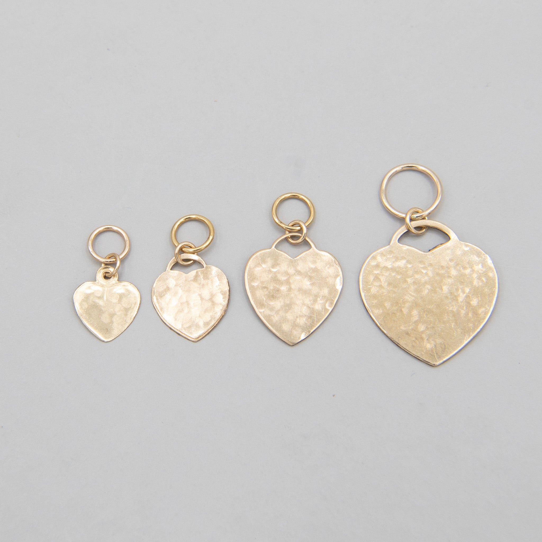 14k Gold Filled Heart Charm - Jewel Ya