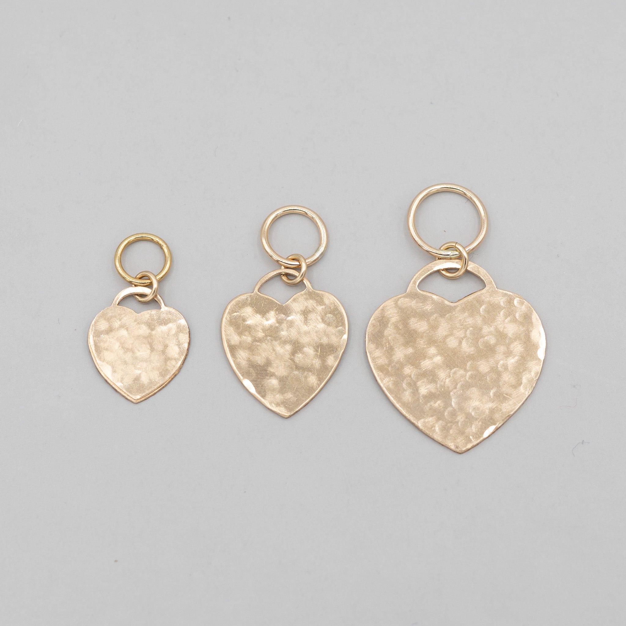 14k Gold Filled Heart Charm - Jewel Ya