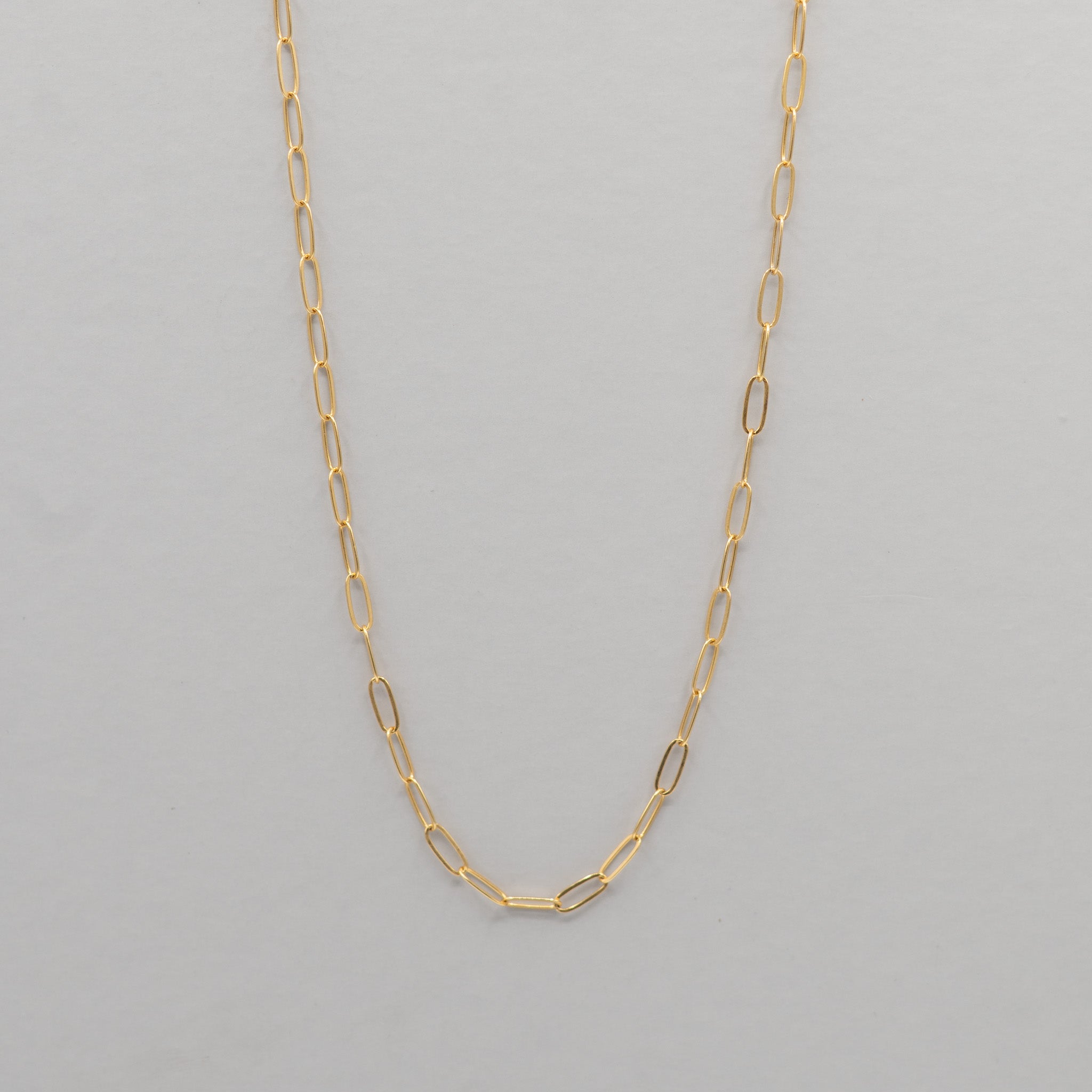 14k Gold Filled Medium Paper Clip Layering Chain - Jewel Ya
