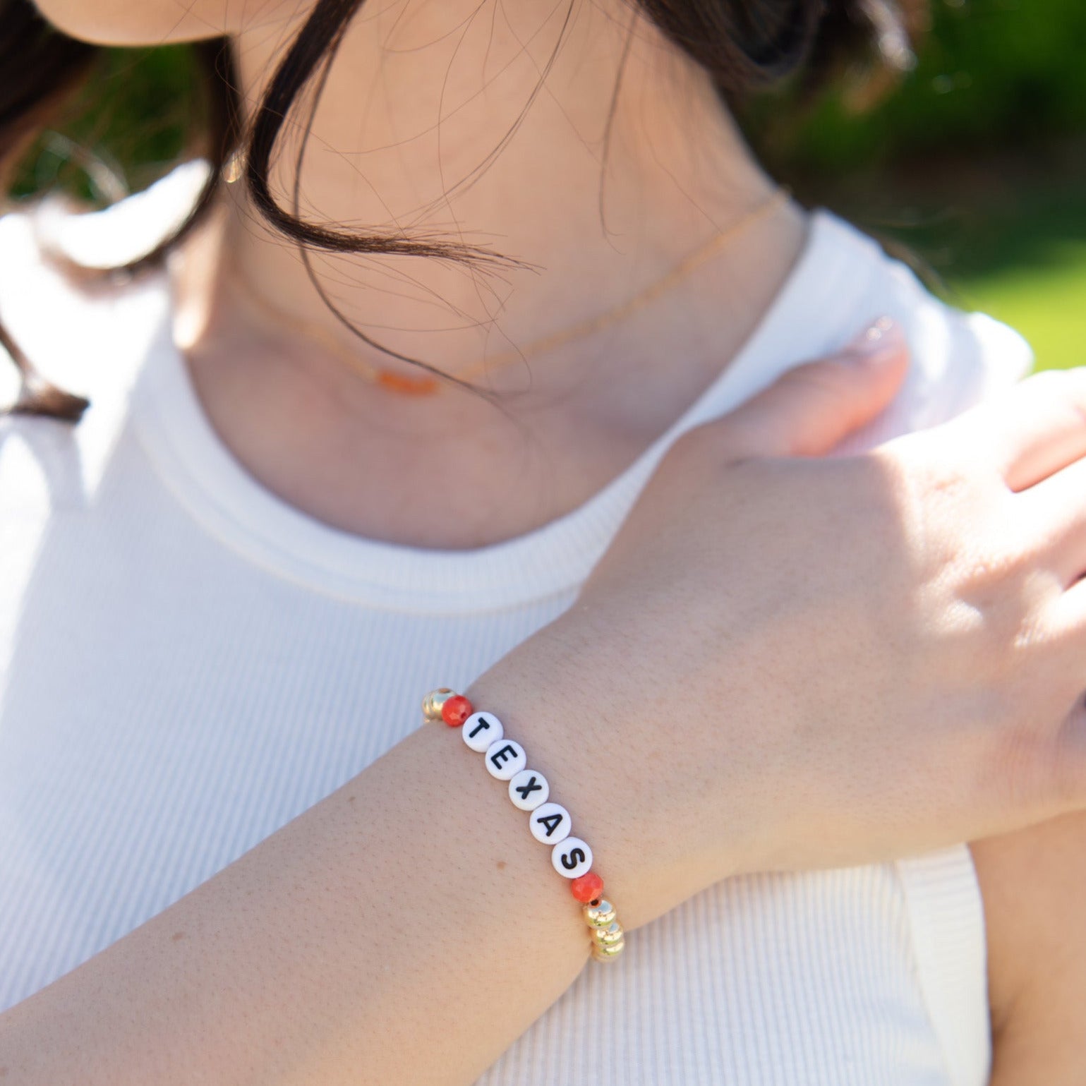 14k Gold Filled Personalized Game Day Bracelet - Jewel Ya