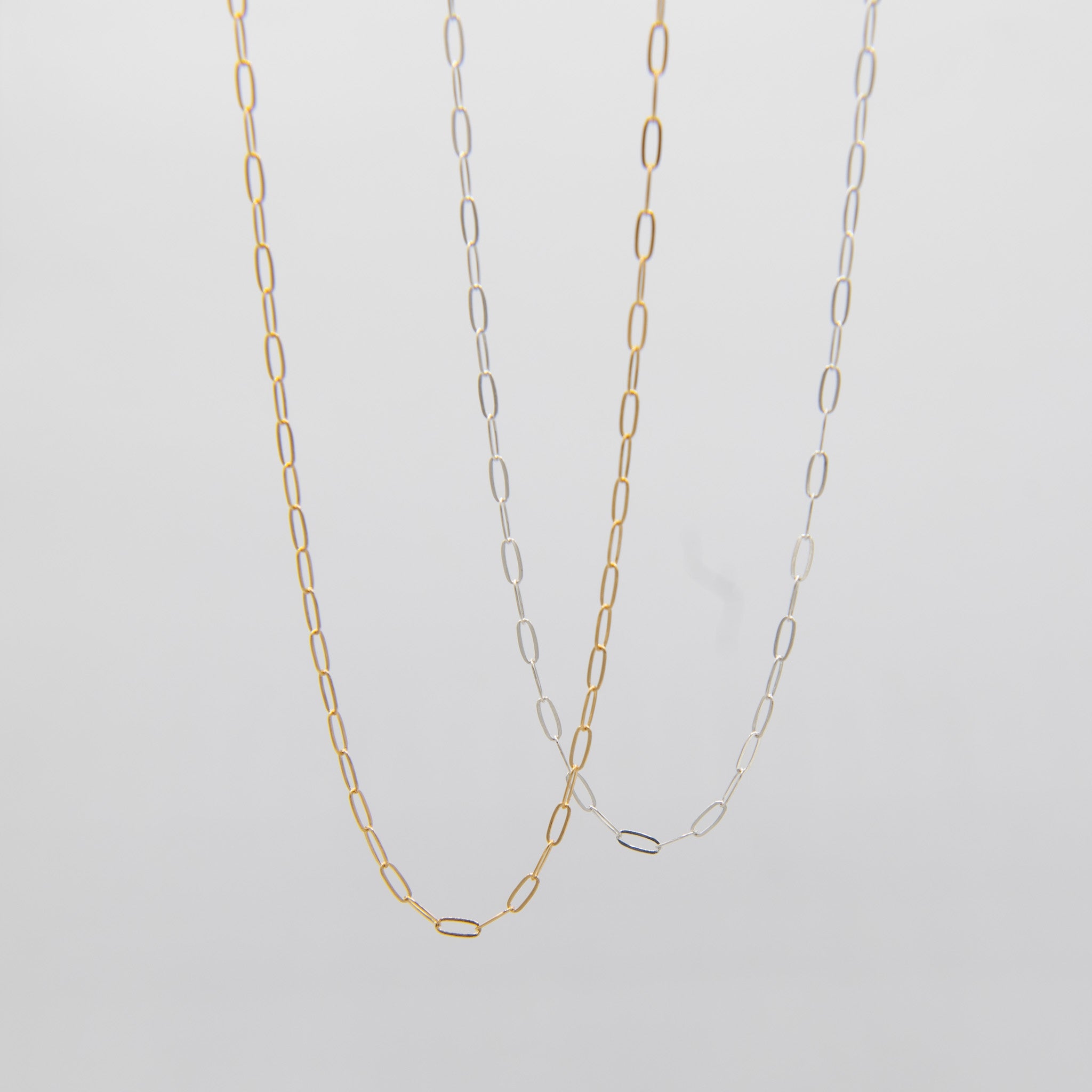 Sterling Silver Petite Paperclip Layering Chain - Jewel Ya