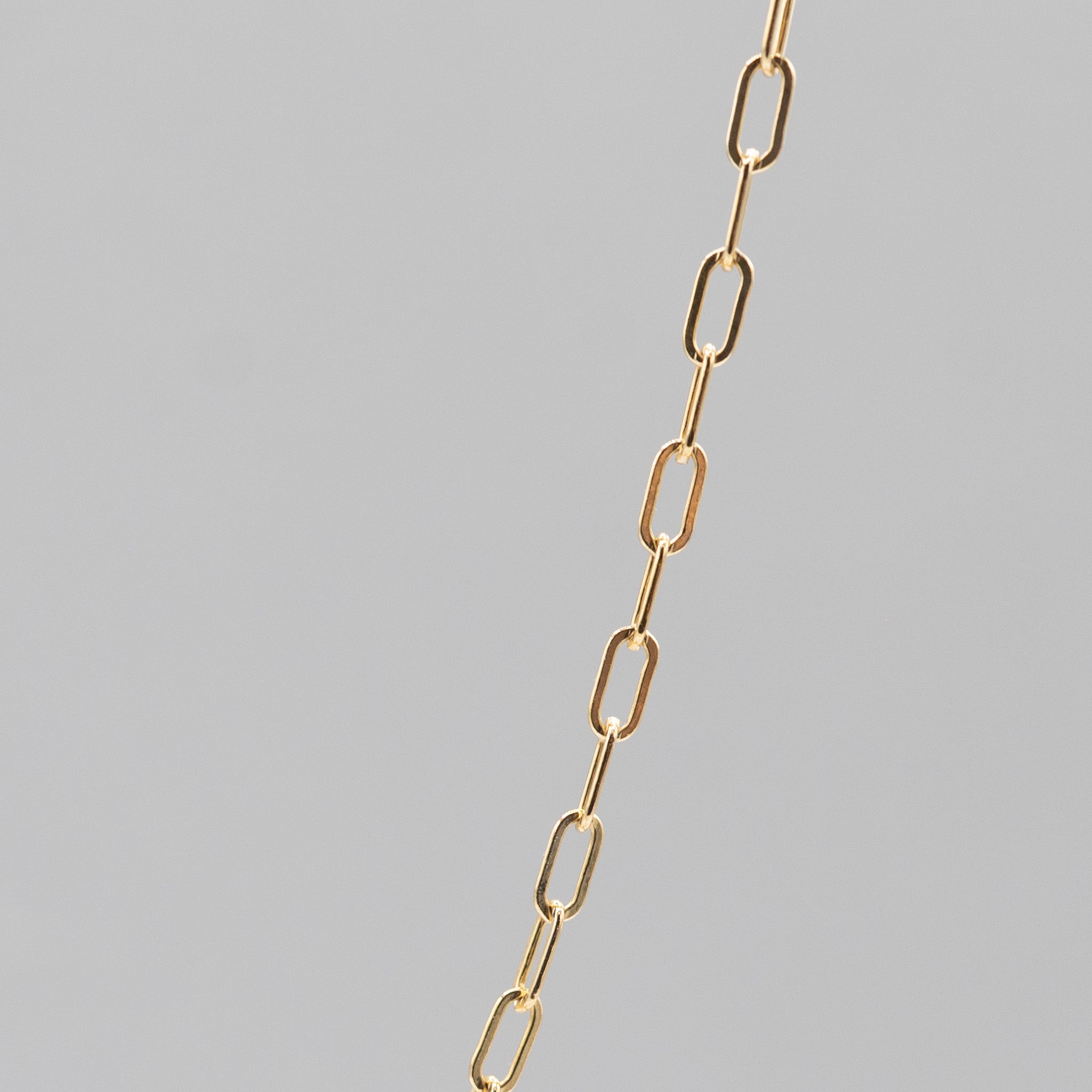 14k Gold Filled Small Paper Clip Layering Chain - Jewel Ya
