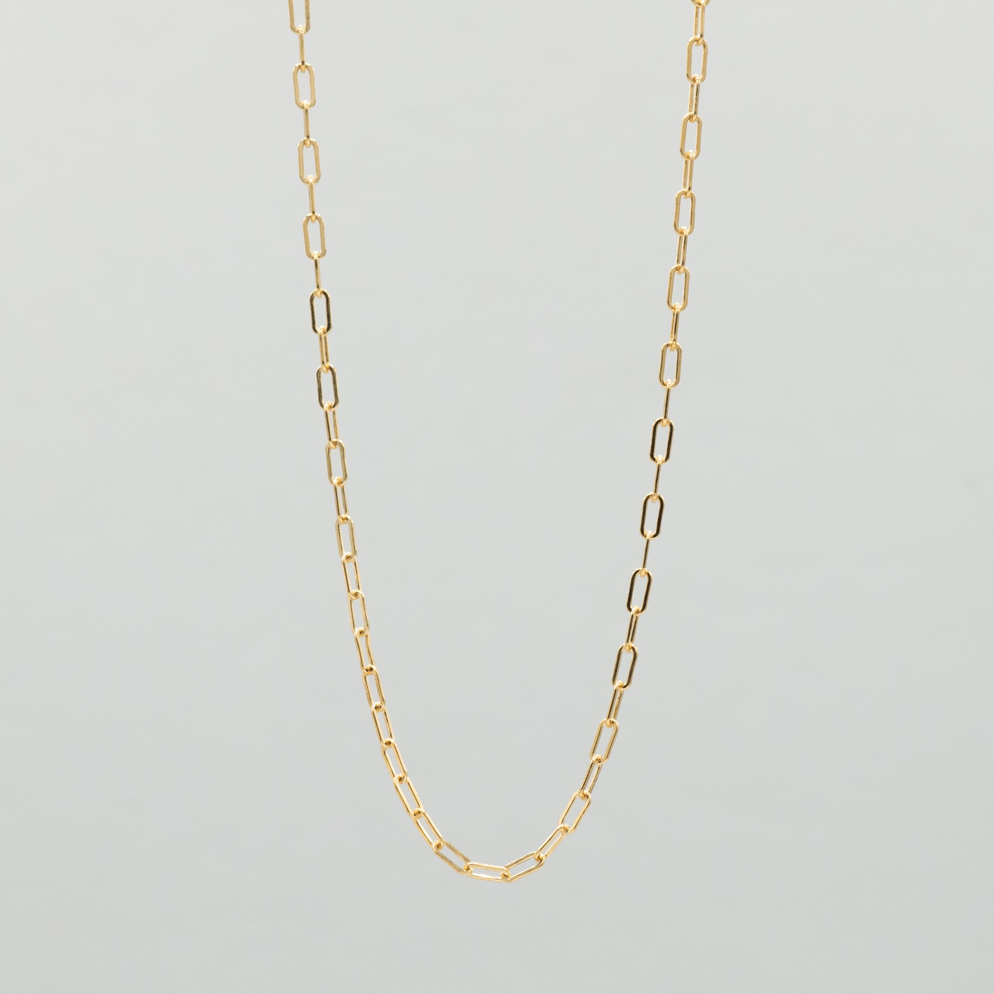 14k Gold Filled Small Paperclip Layering Chain - Jewel Ya
