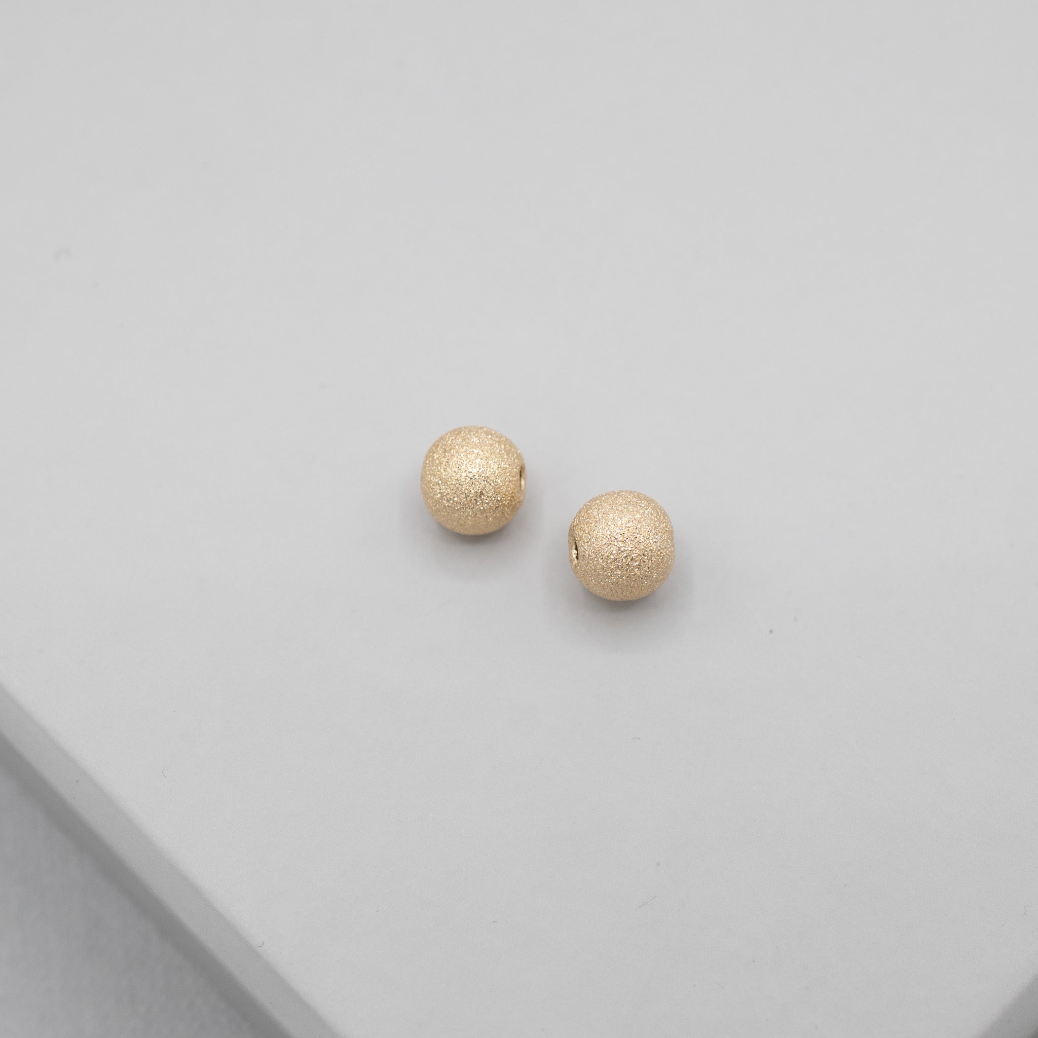 14k Gold Filled “Sparkle Ball" Hoop Drops - Jewel Ya