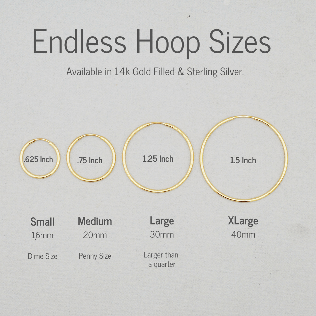 Endless Hoop Sizes - Jewel Ya
