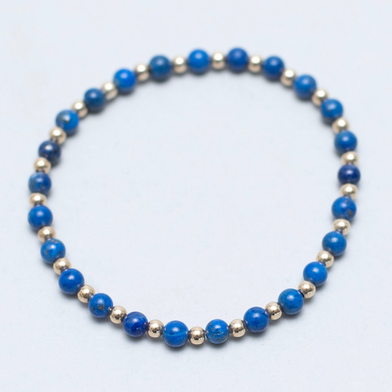 4mm & 14k Gold Filled Bracelet