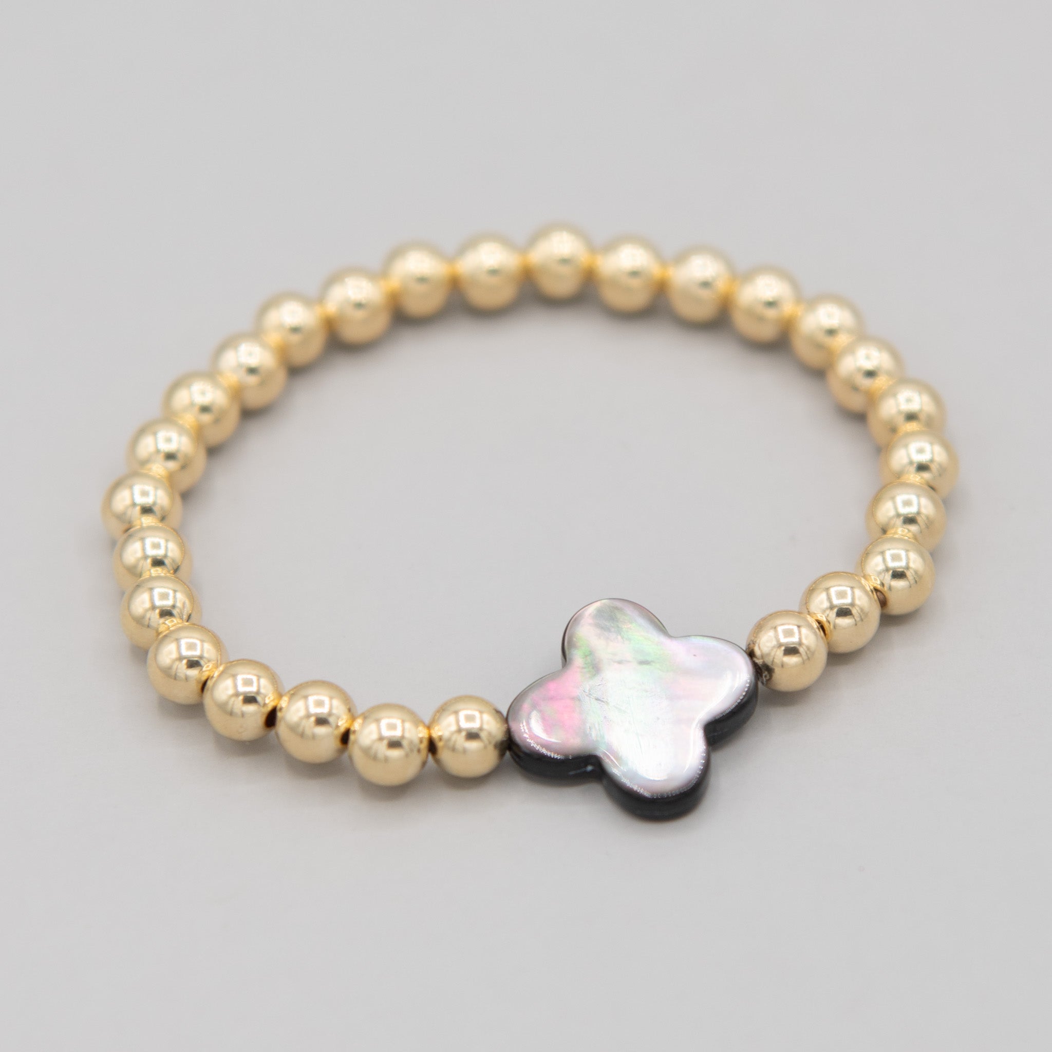 14K Gold filled and Mother of Pearl high quality Bracelet