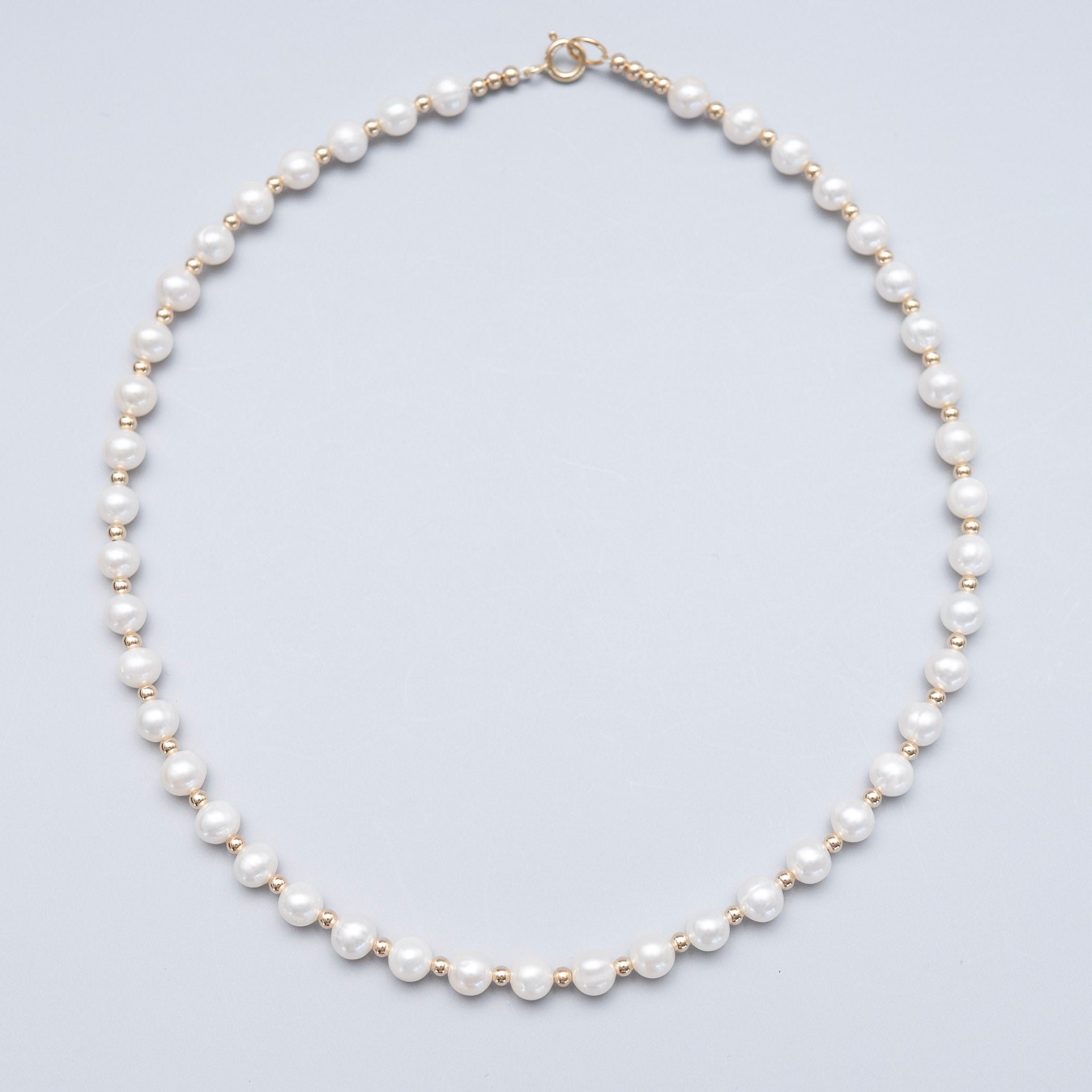 Freshwater Pearl & 14k Gold Filled Necklace