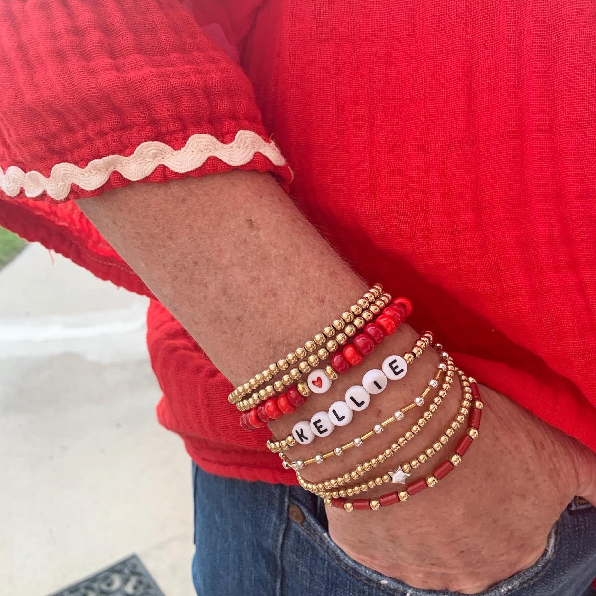 Personalized Beaded Bracelet - Jewel Ya