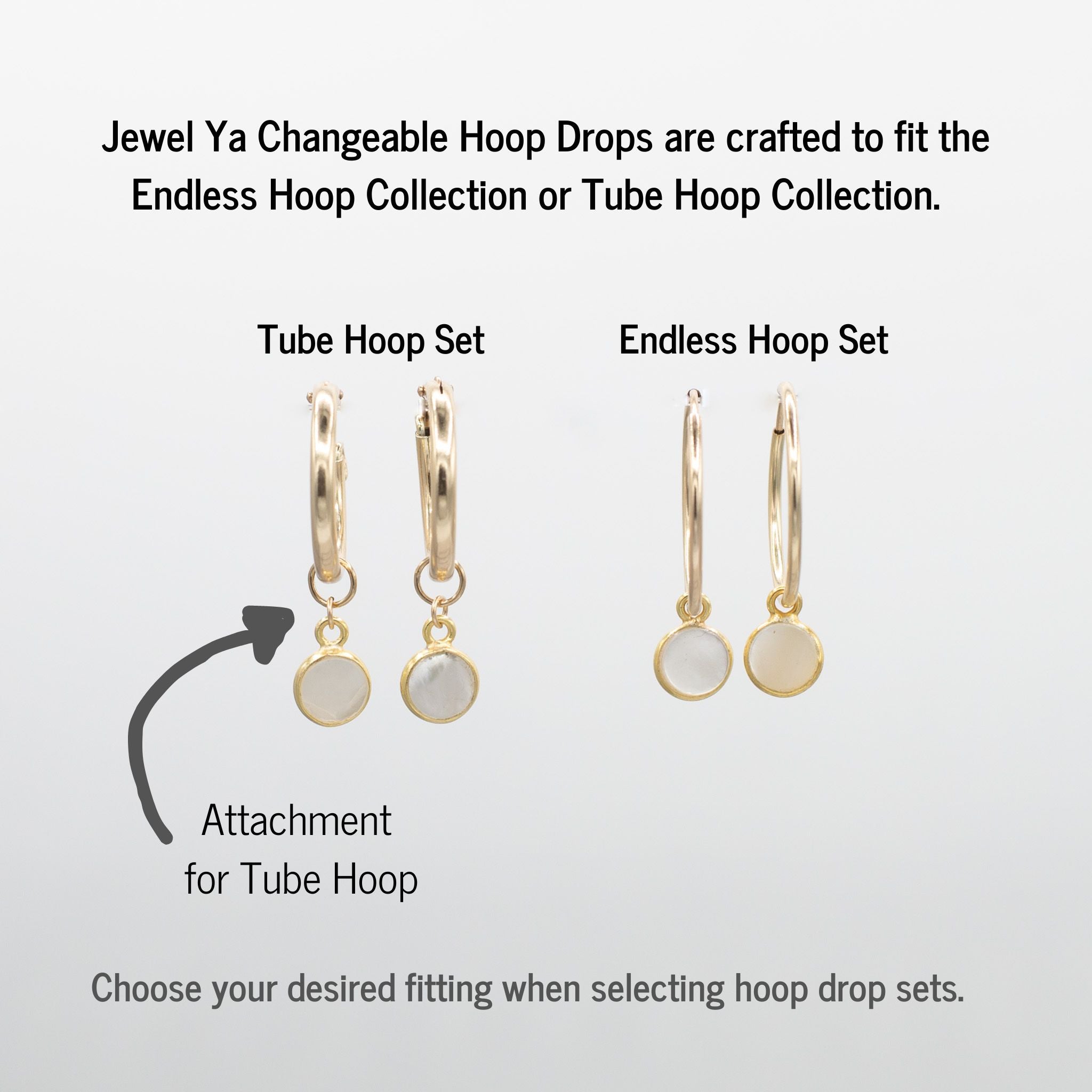 Freshwater Pearl Hoop Drops - Jewel Ya