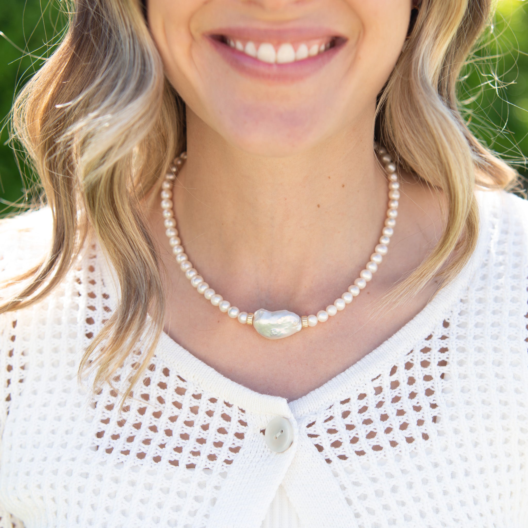 Baroque Freshwater Pearl Necklace - Jewel Ya