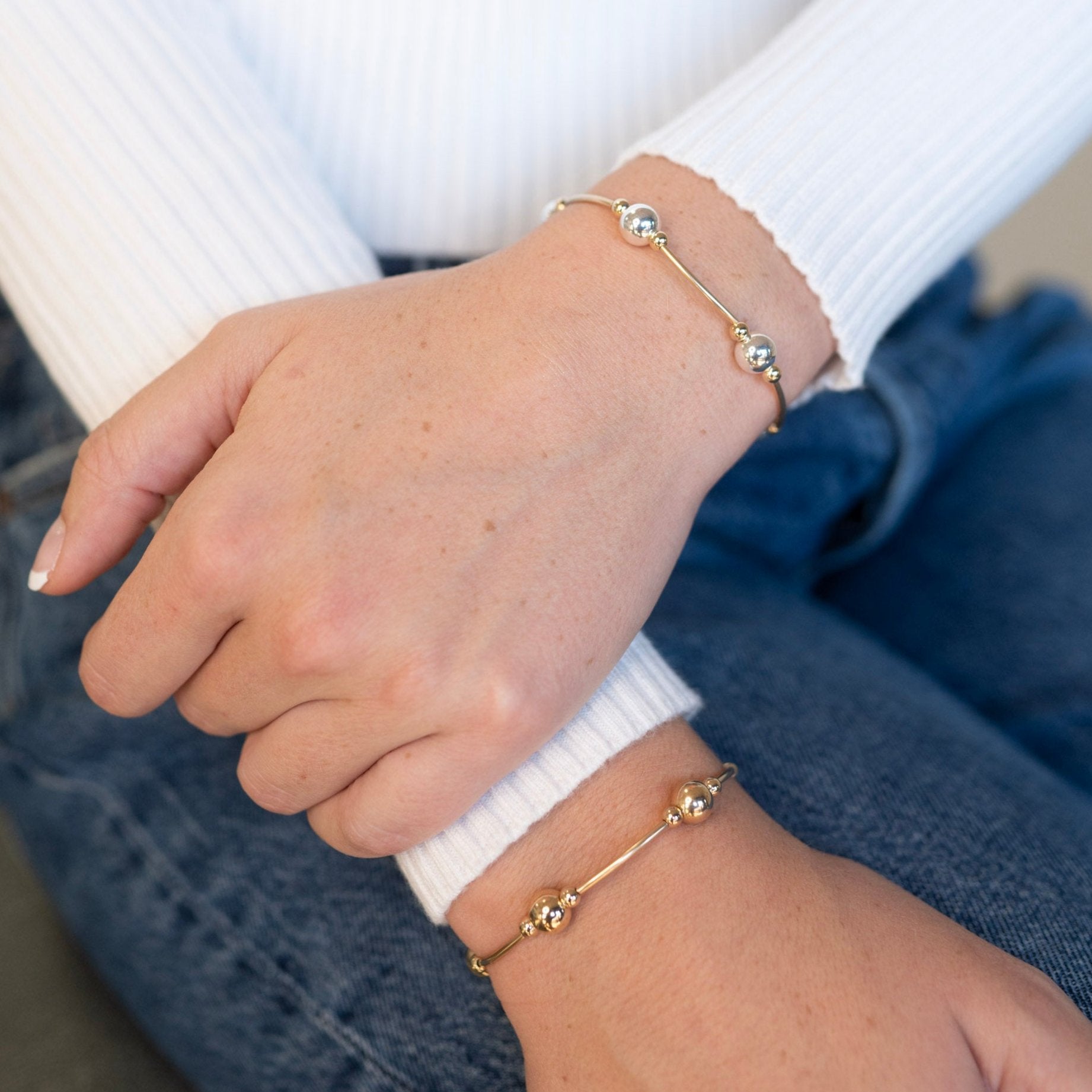 Beaded Lux Tube Bracelet - Jewel Ya