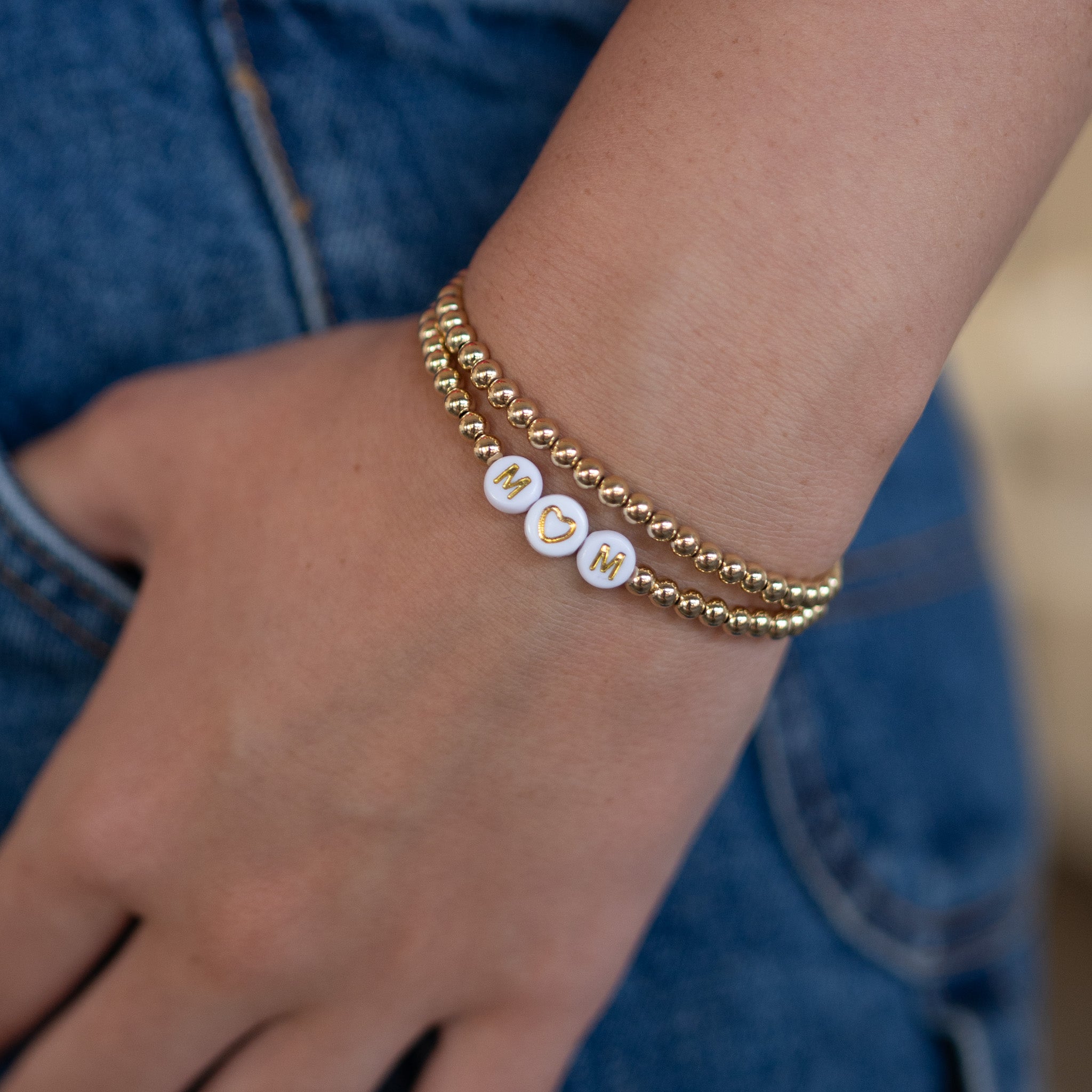 Beaded Lux Mom Bracelet Set - Jewel Ya