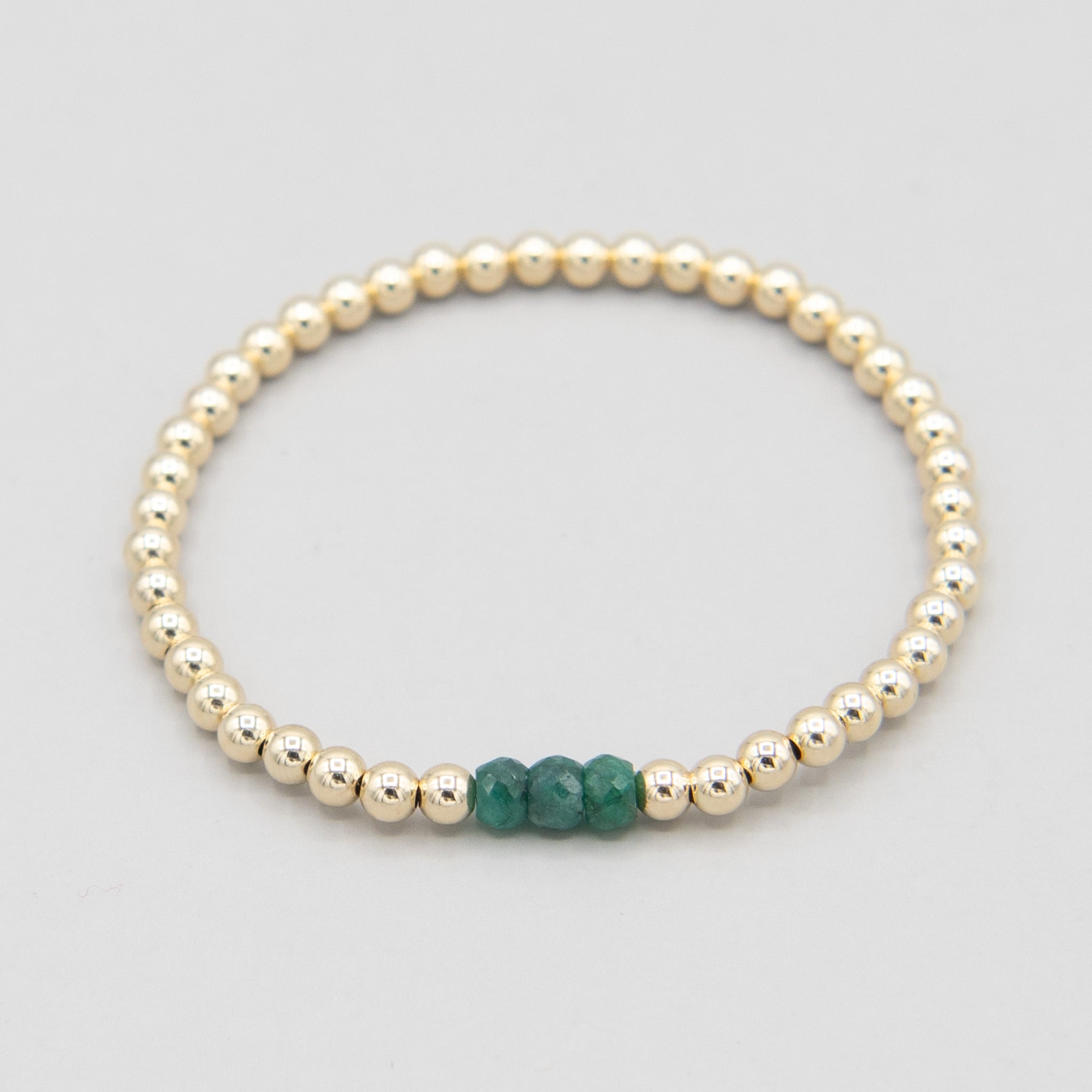 Birthstone Beaded Lux Bracelet - Jewel Ya