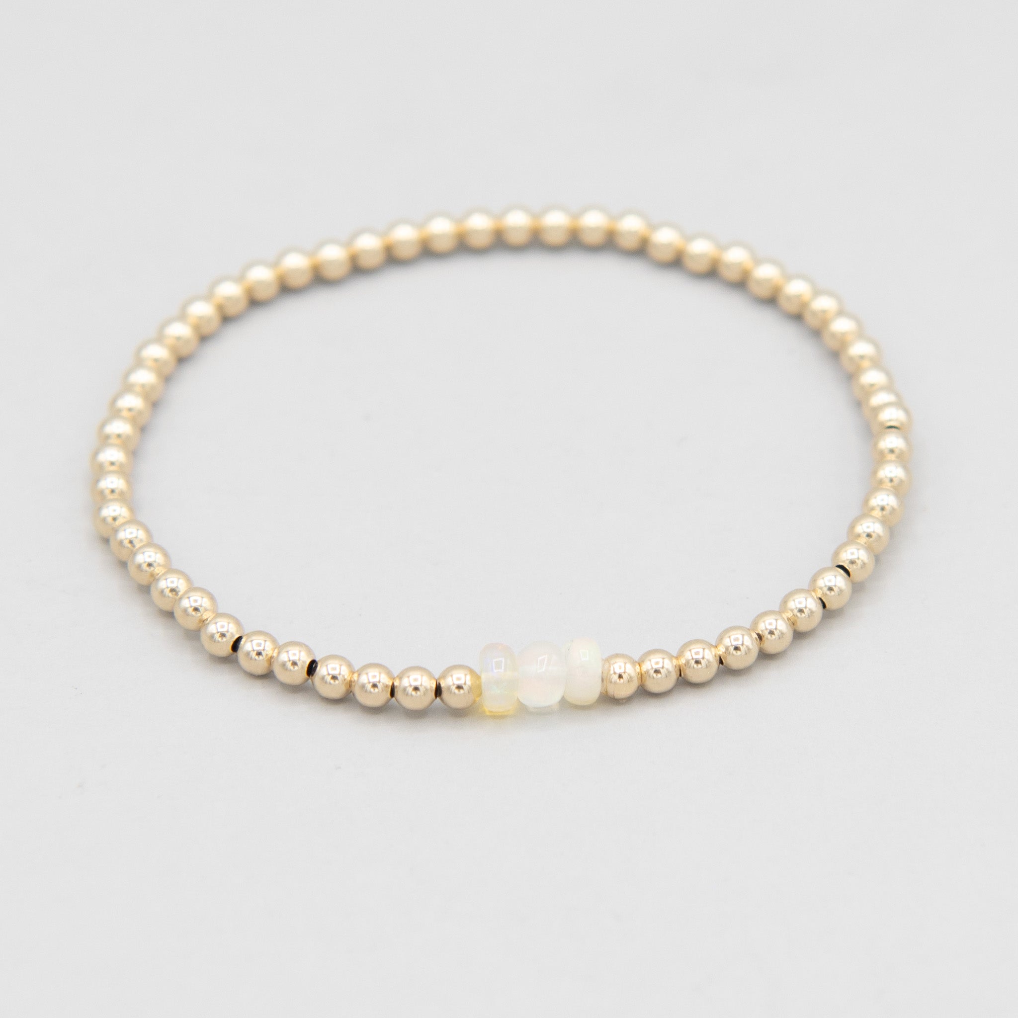 Birthstone Beaded Lux Bracelet - Jewel Ya