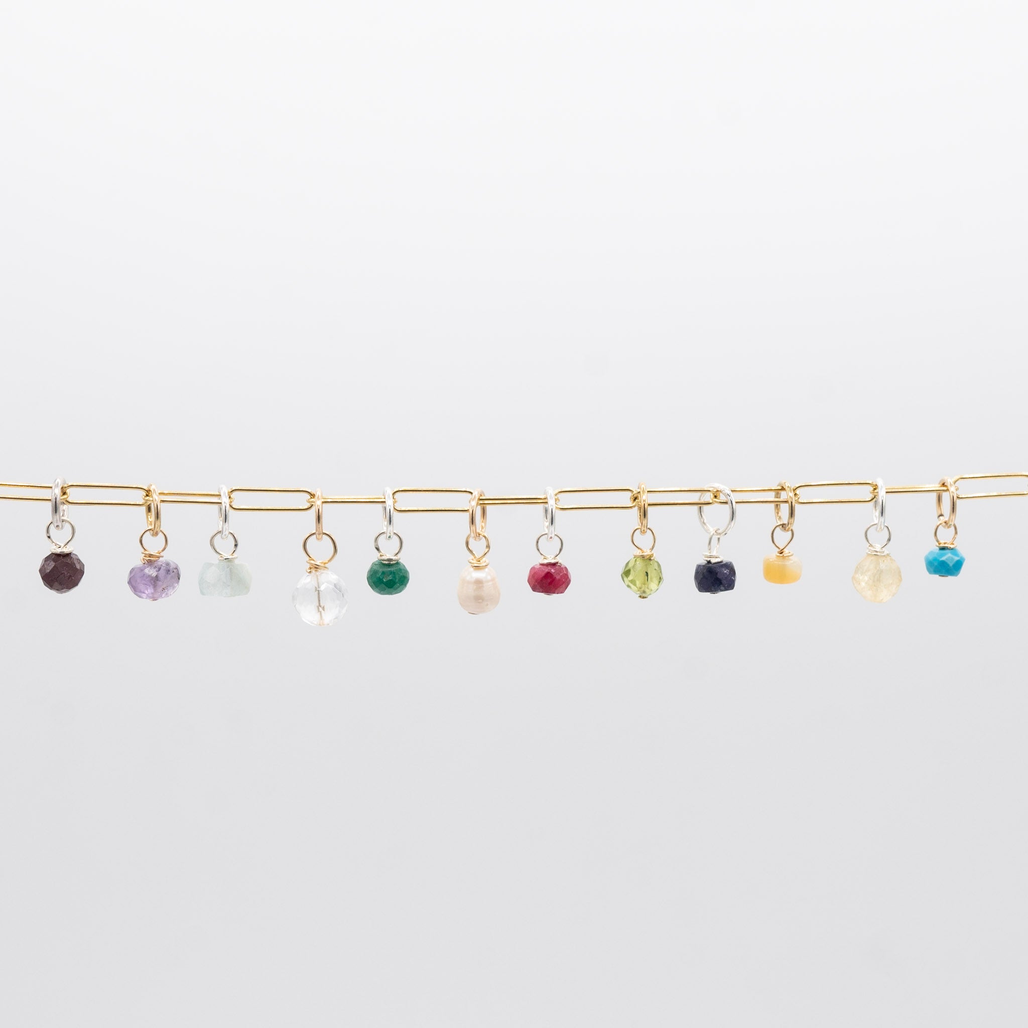 Birthstone Charm Pendant - Jewel Ya