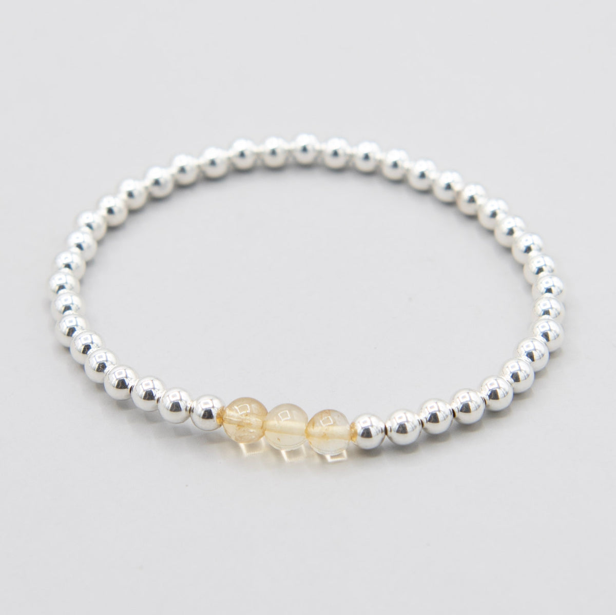 4mm Birthstone & Beaded Lux Bracelet Set