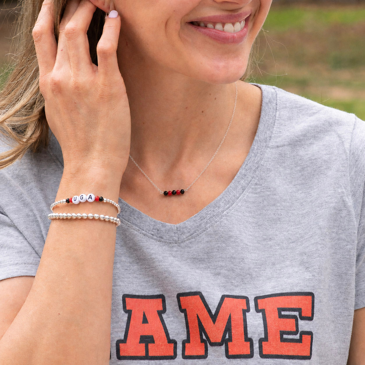 Petite Chain Game Day Necklace - Jewel Ya