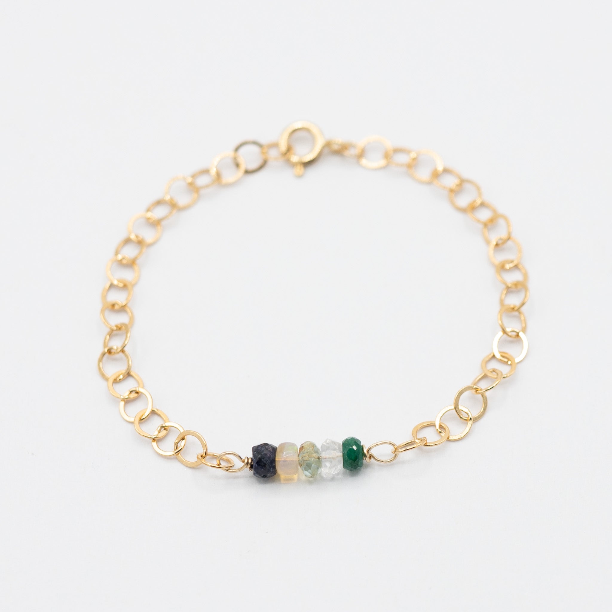 Custom Goldfill & Birthstone Bracelet - Jewel Ya