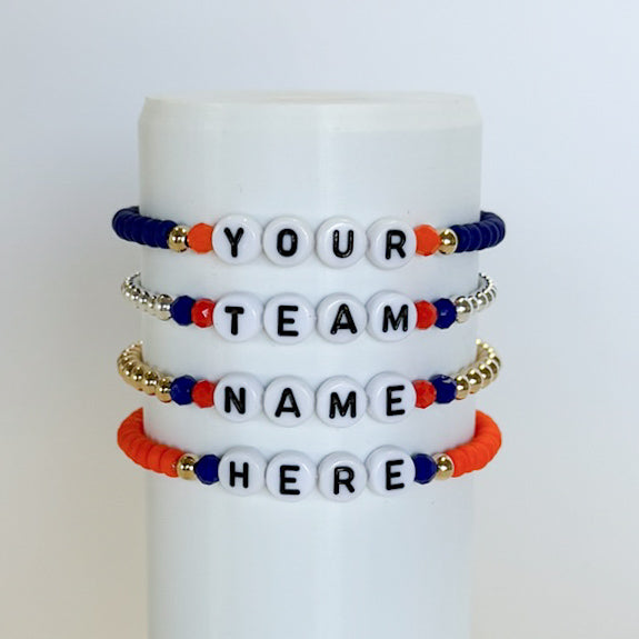 Custom Team Name Beaded Bracelets - ALS Arizona Fundraiser