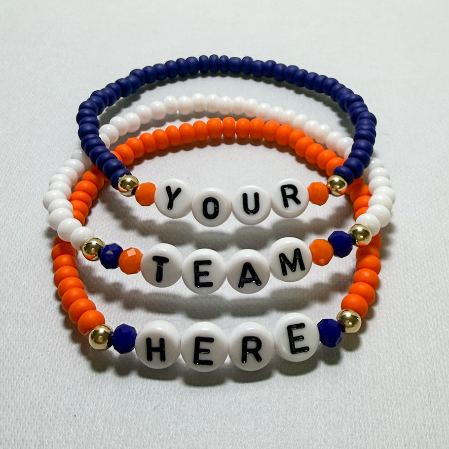 Custom Your Team Name Beaded Bracelets - ALS Arizona Fundraiser