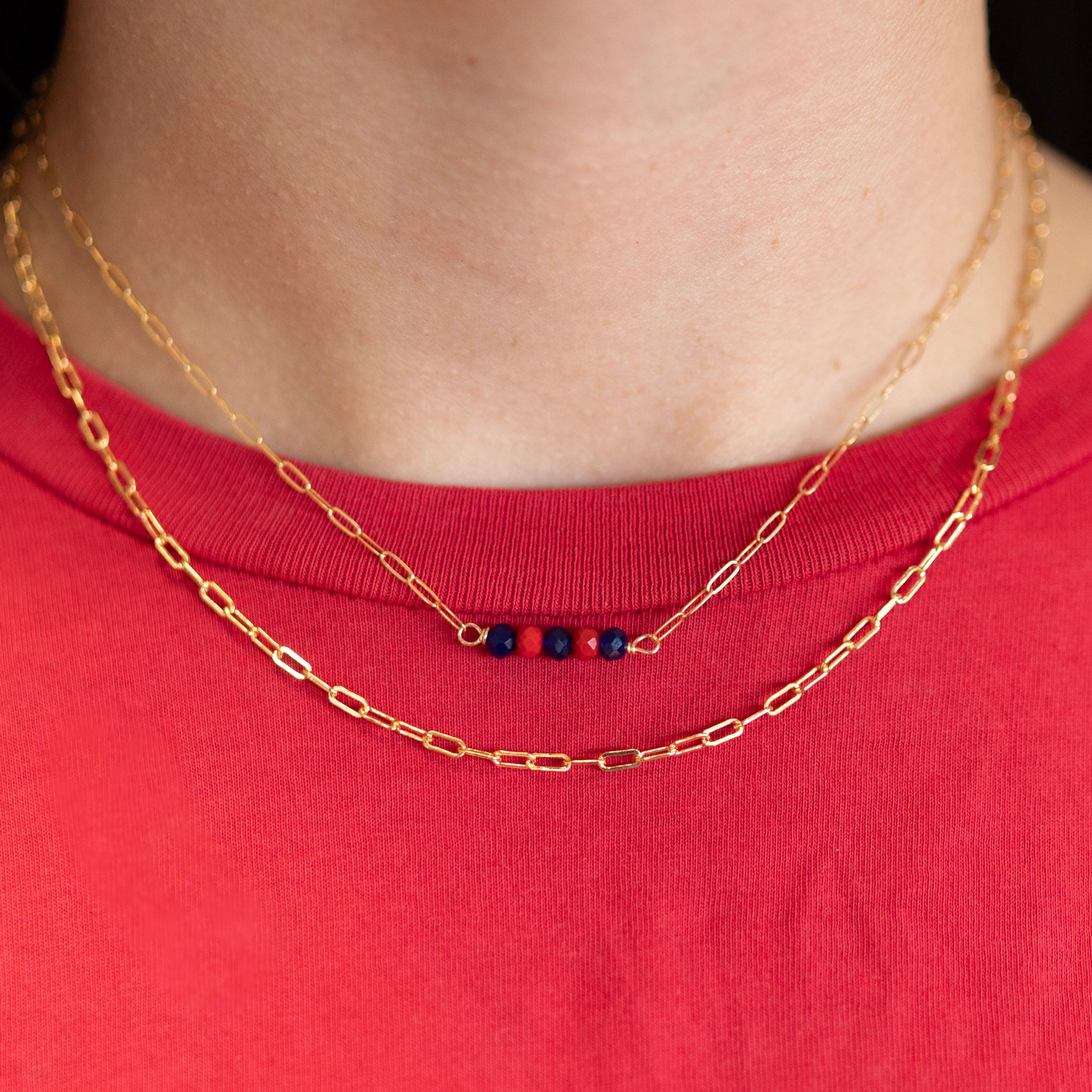 Customized Game Day School Spirit Necklace