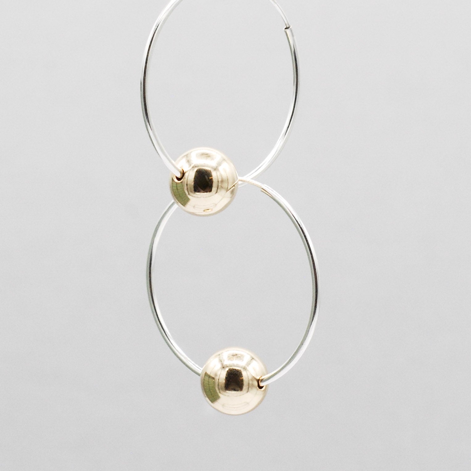 Hoops & 14k Gold Filled Ball Drops - Jewel Ya