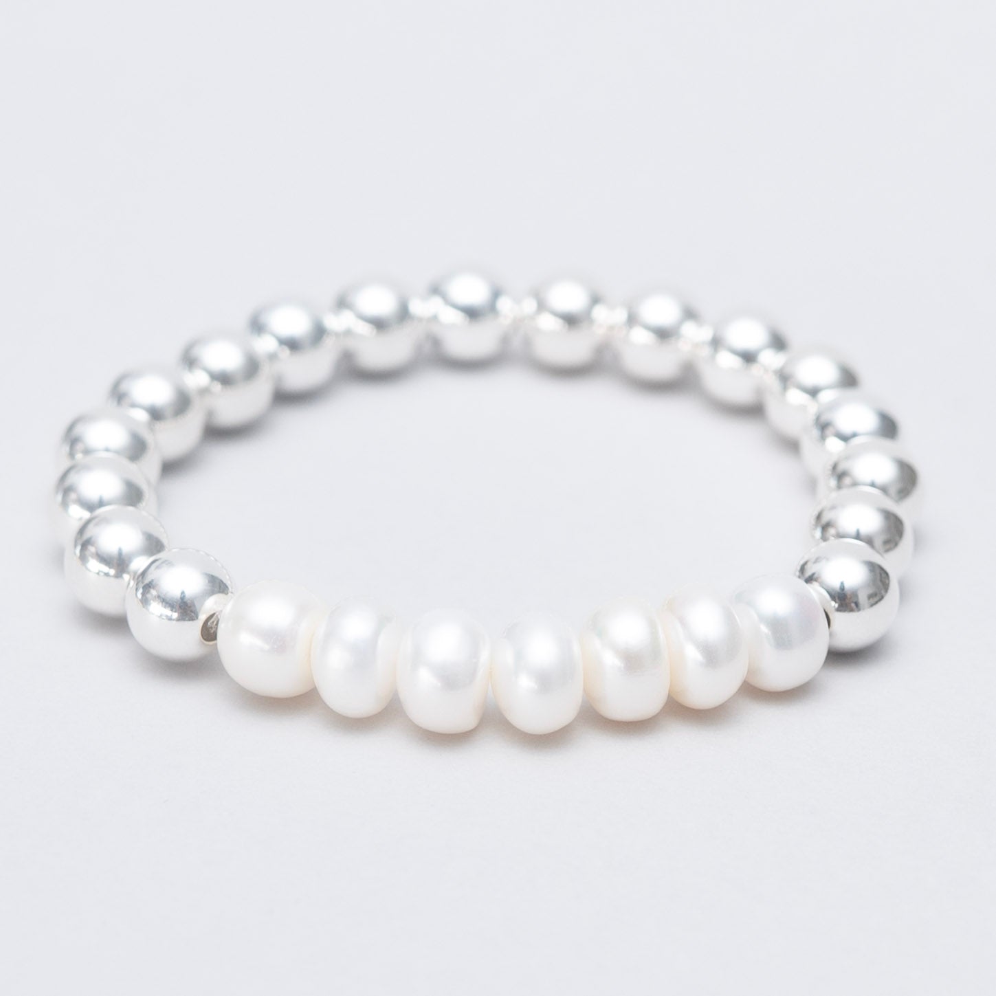 10mm Custom Milestone Freshwater Pearl & Beaded Lux Bracelet - Jewel Ya