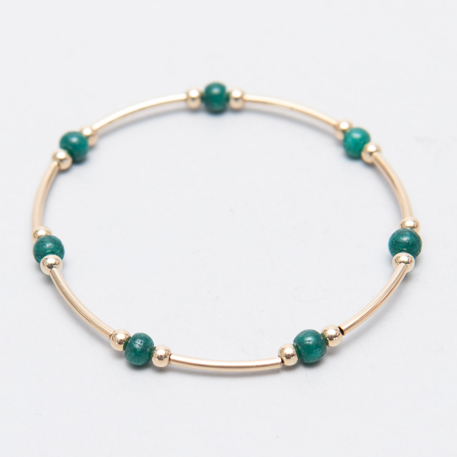 Birthstone Beaded Lux Tube Bracelet - Jewel Ya