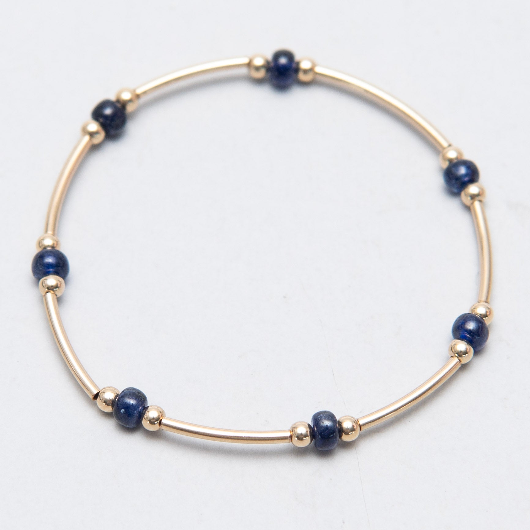 Birthstone Beaded Lux Tube Bracelet - Jewel Ya