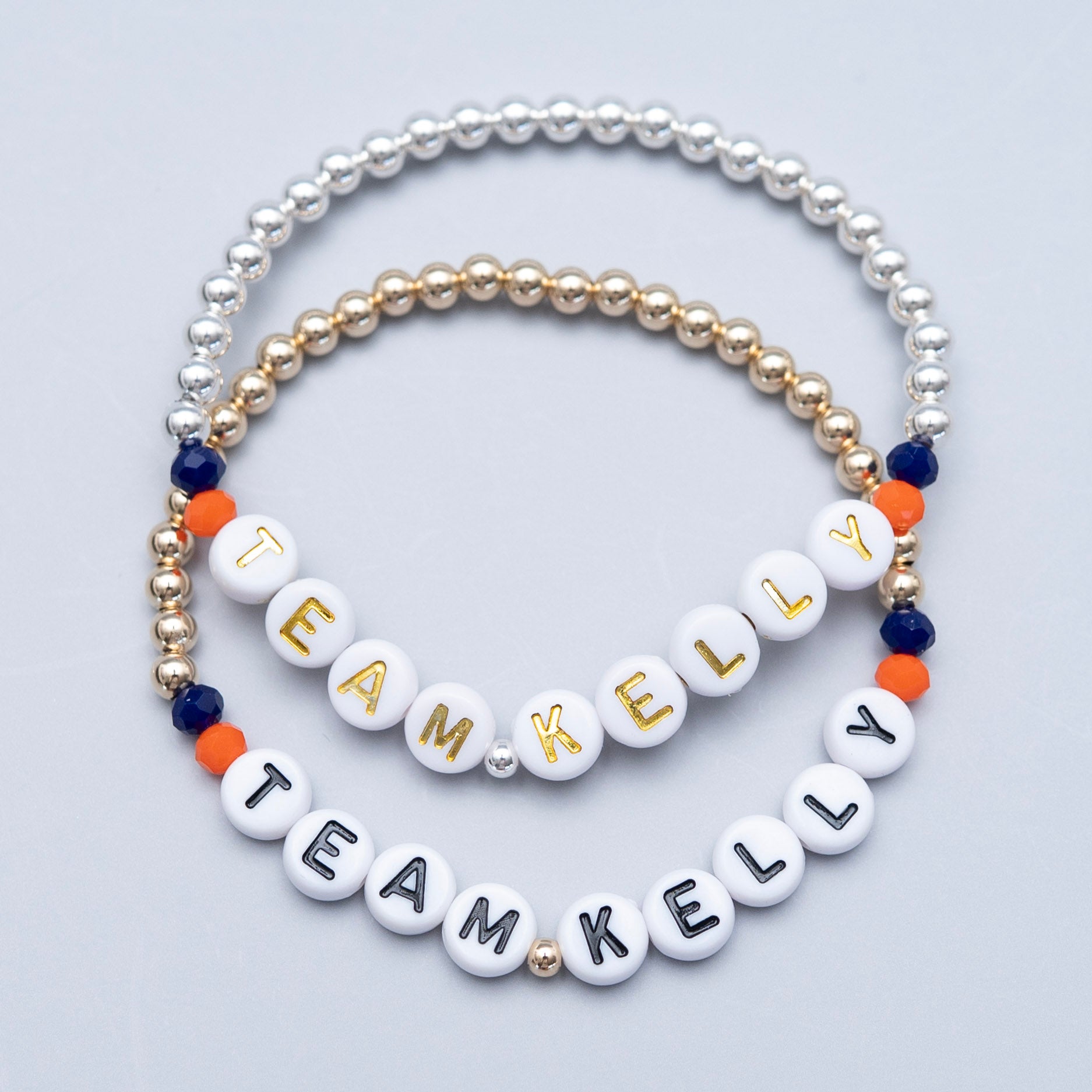 'Team Kelly' Beaded Lux Bracelet - ALS Fundraiser