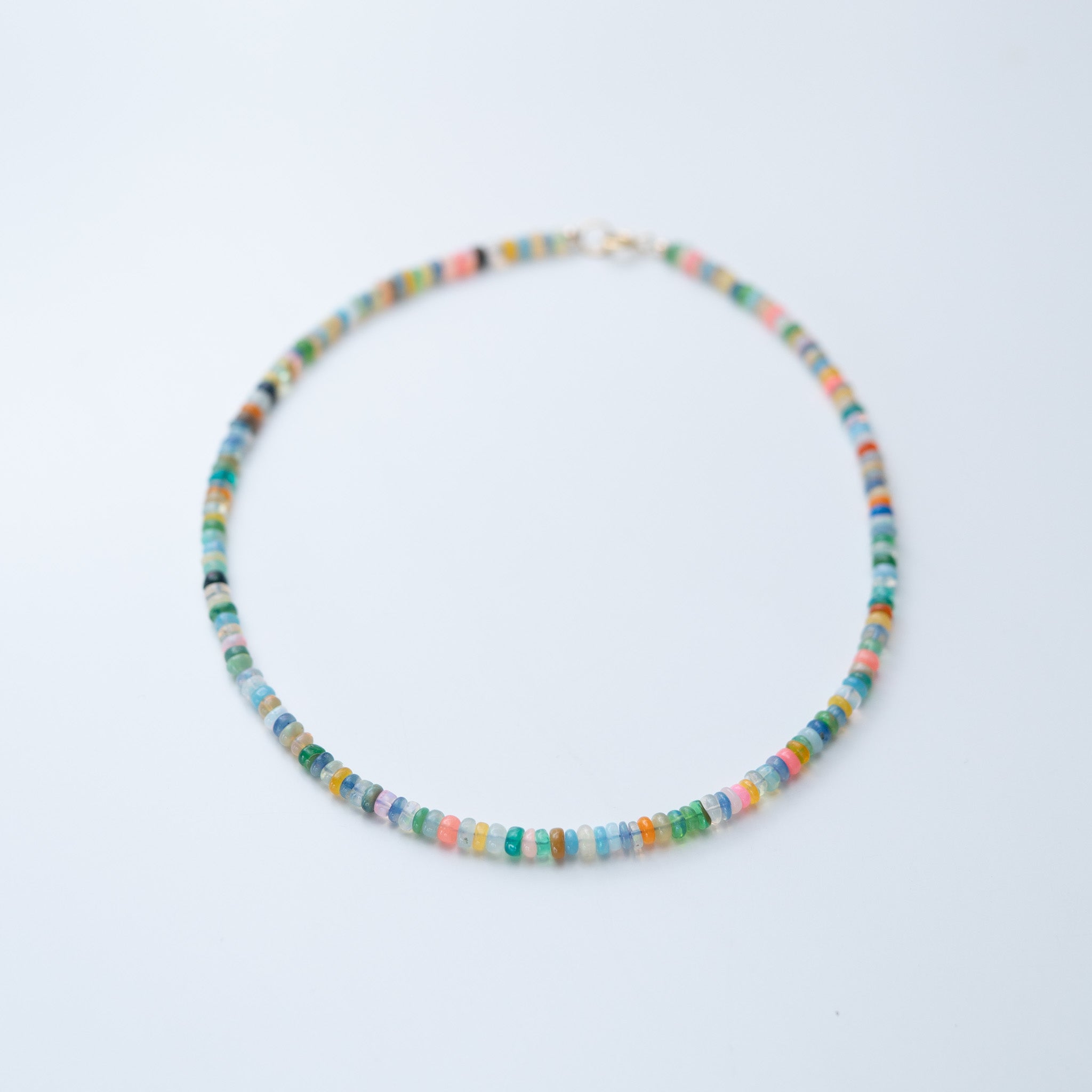 Ethiopian Multicolor Opal Beaded Necklace - Jewel Ya