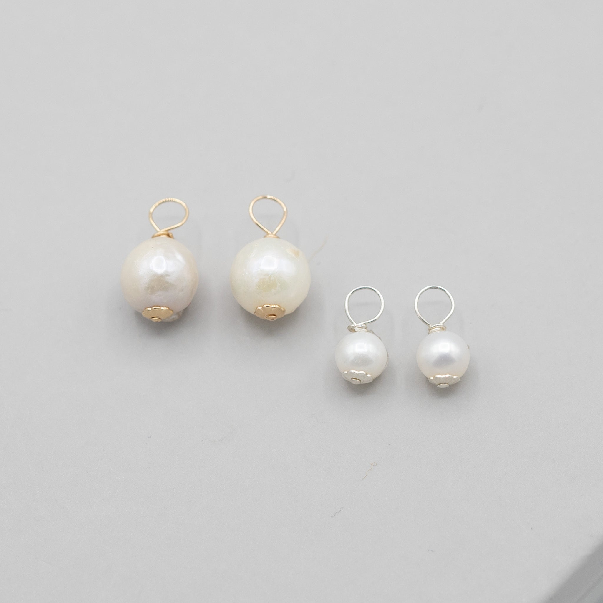 Freshwater Pearl Hoop Drops - Jewel Ya