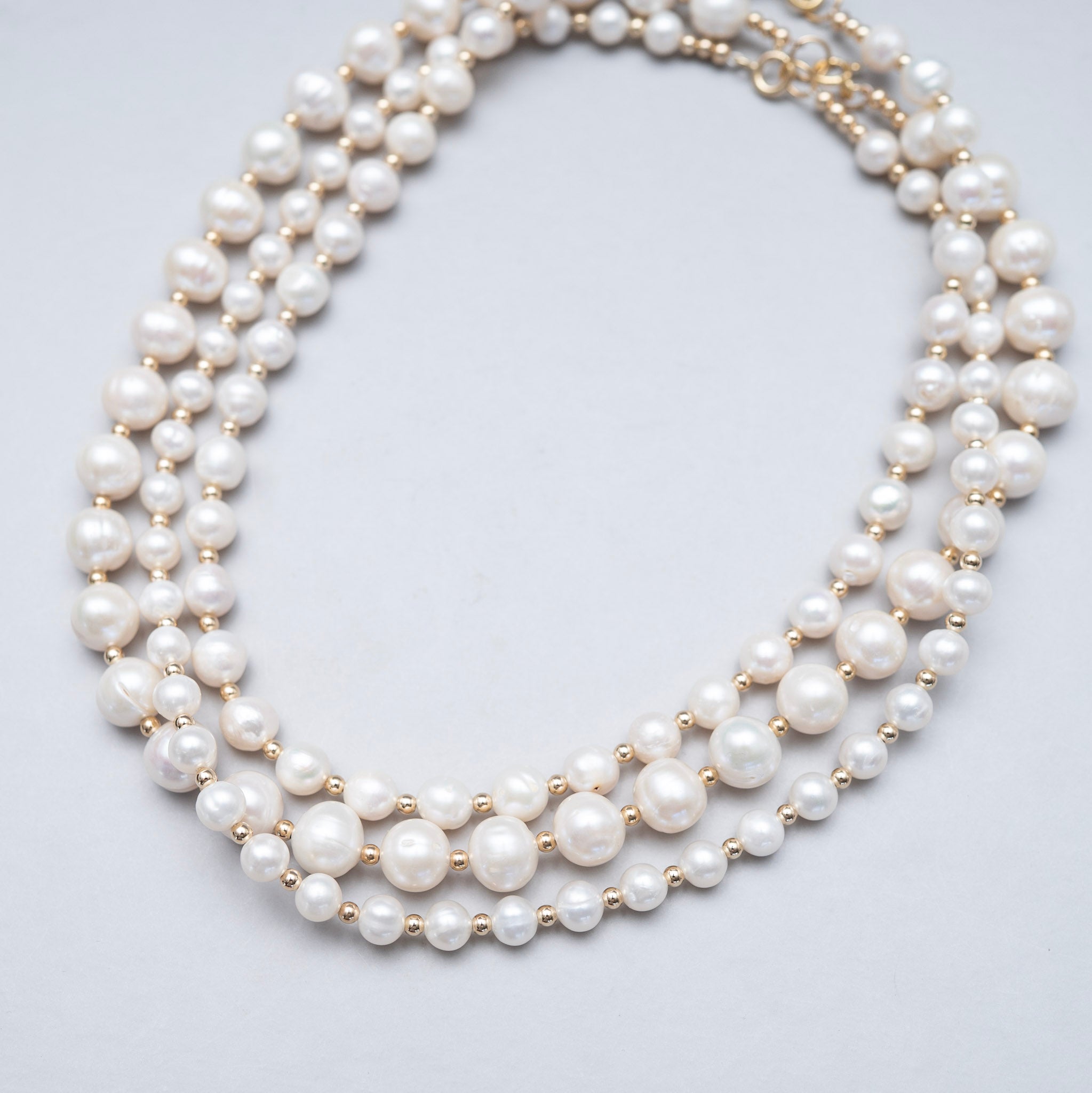 Freshwater Pearl & 14k Gold Filled Necklace