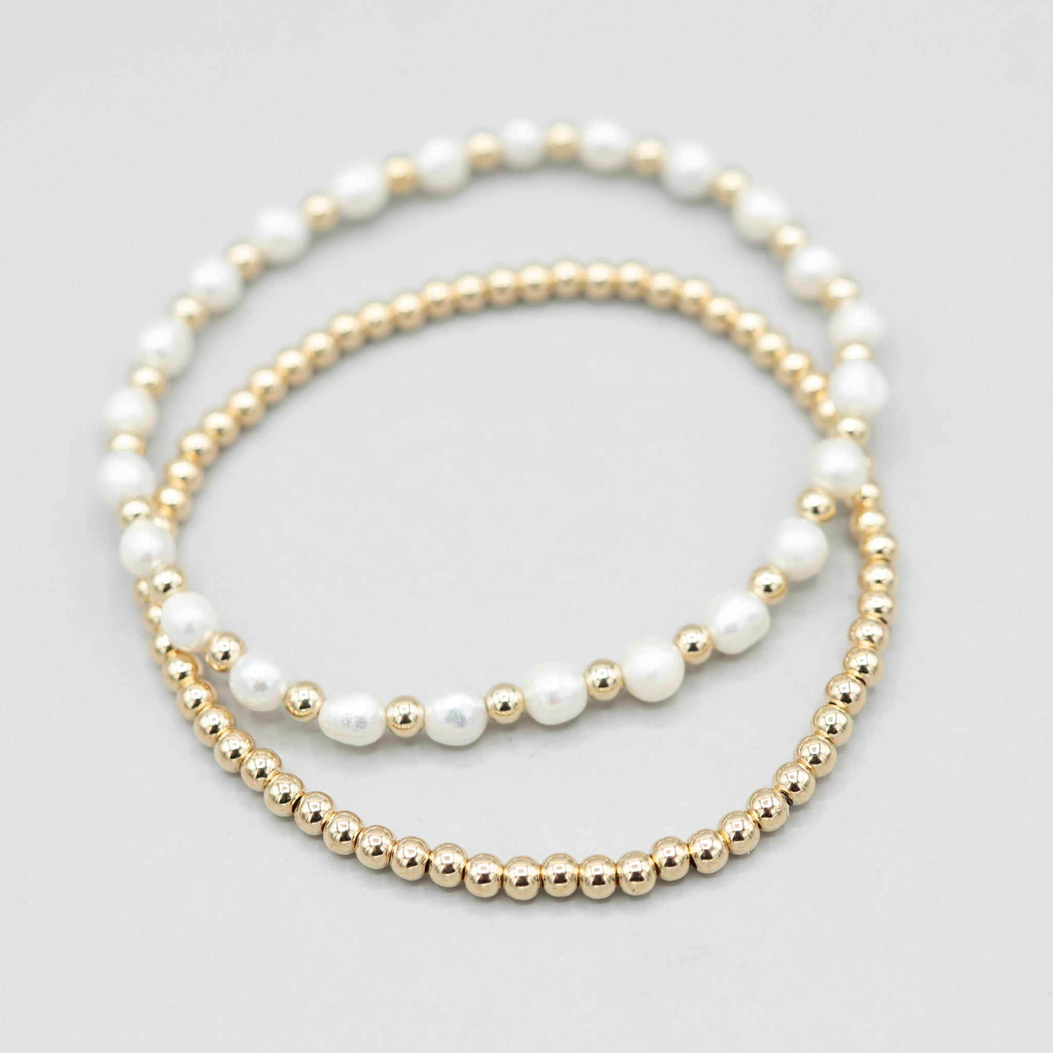 Freshwater Pearl & Beaded Lux Bracelet Set - Jewel Ya