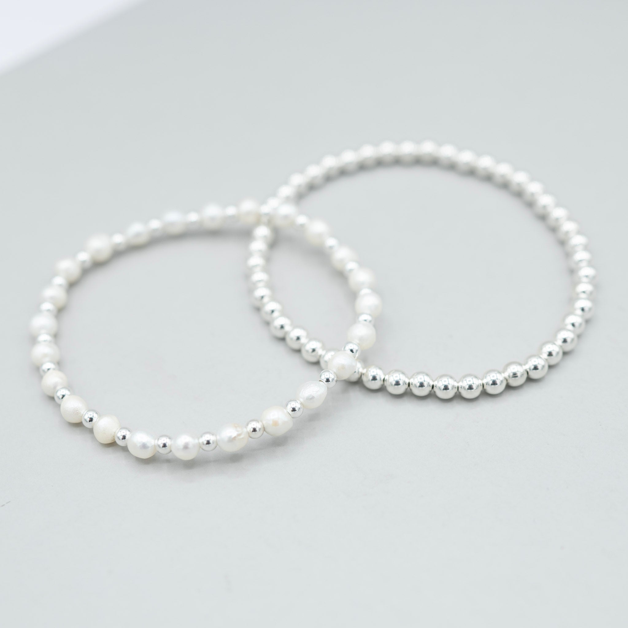 Freshwater Pearl & Beaded Lux Bracelet Set - Jewel Ya