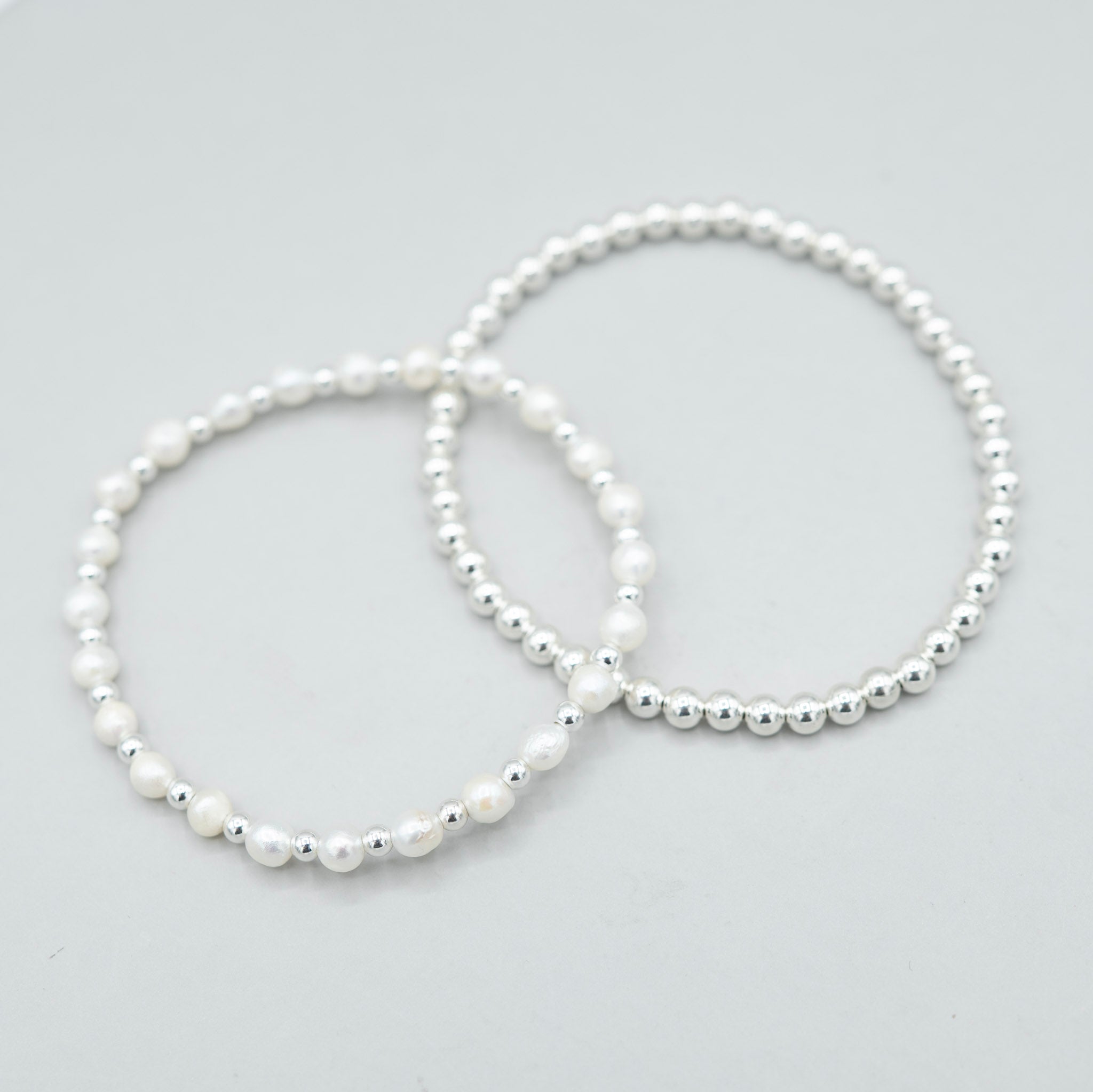 Freshwater Pearl & Beaded Lux Bracelet Set - Jewel Ya