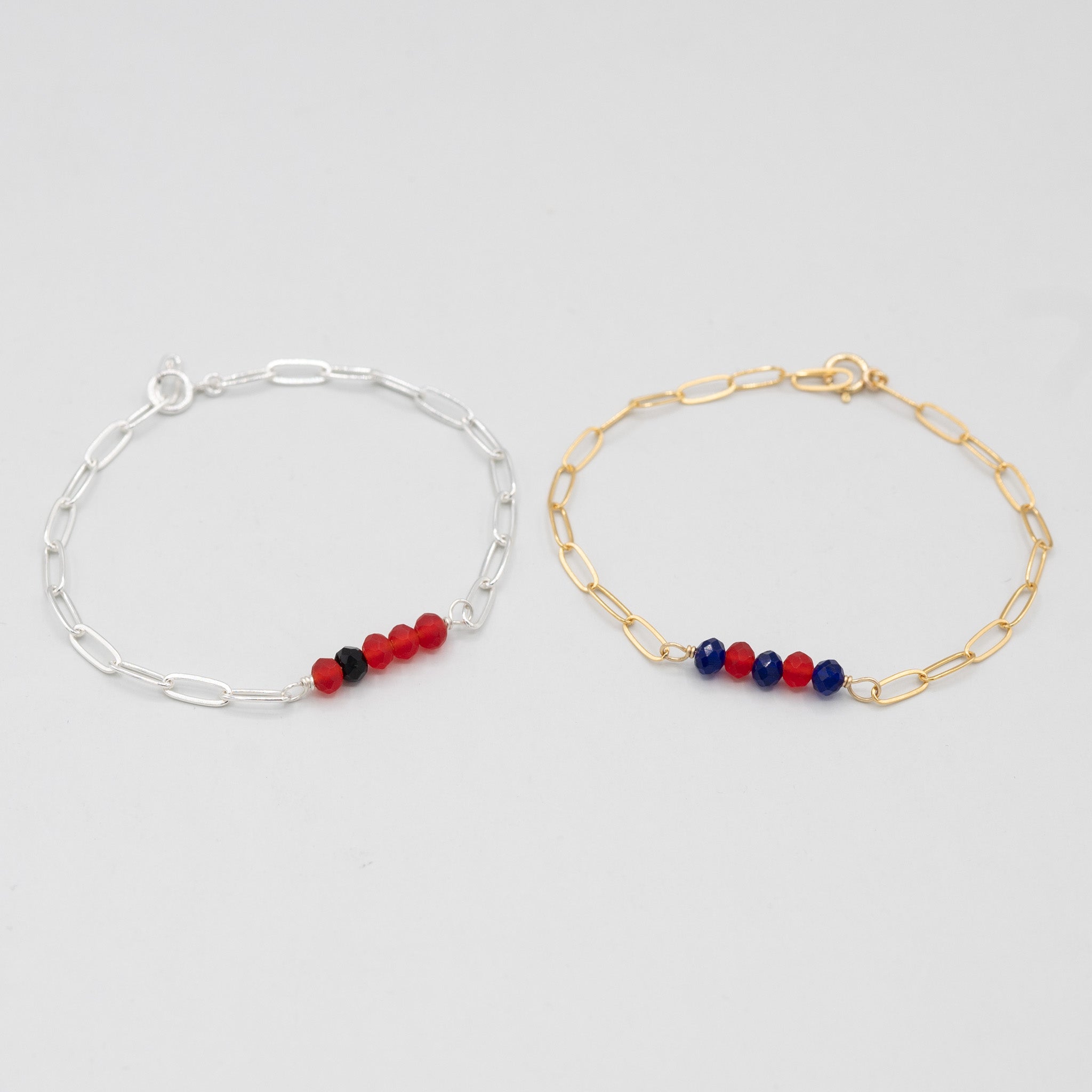 Game Day Paperclip Chain Bracelet - Jewel Ya