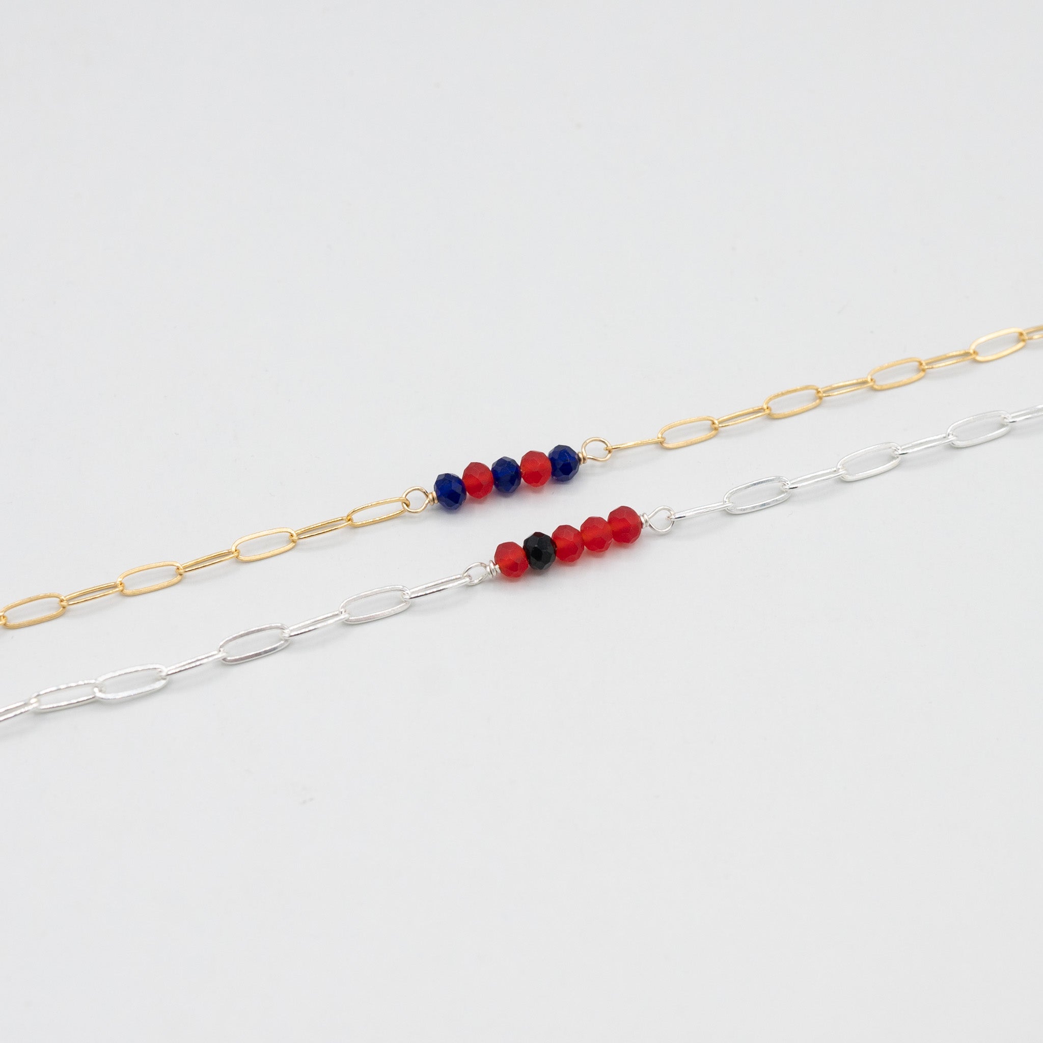 Game Day Paperclip Chain Bracelet - Jewel Ya