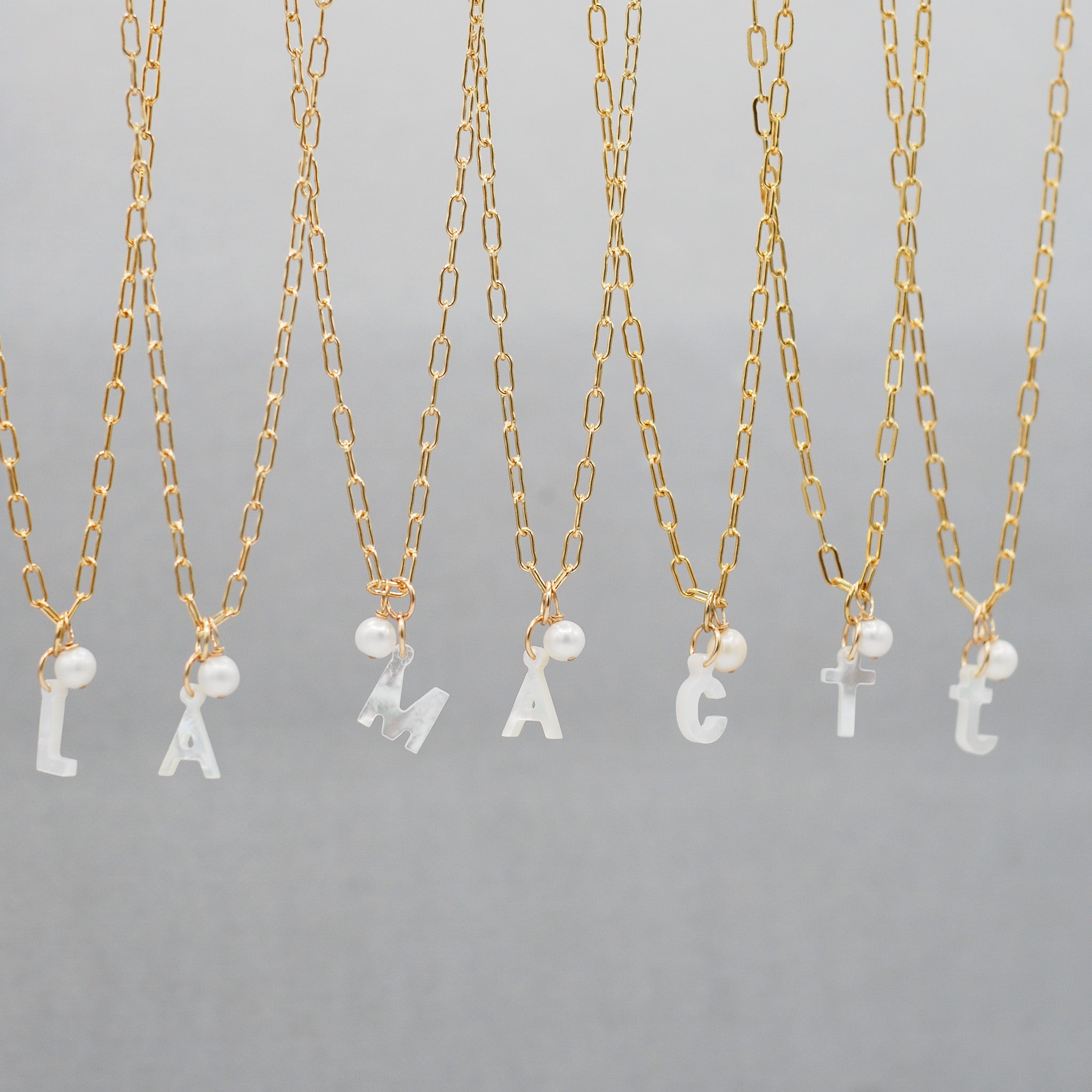 Custom Initial Birthstone Necklace - Jewel Ya