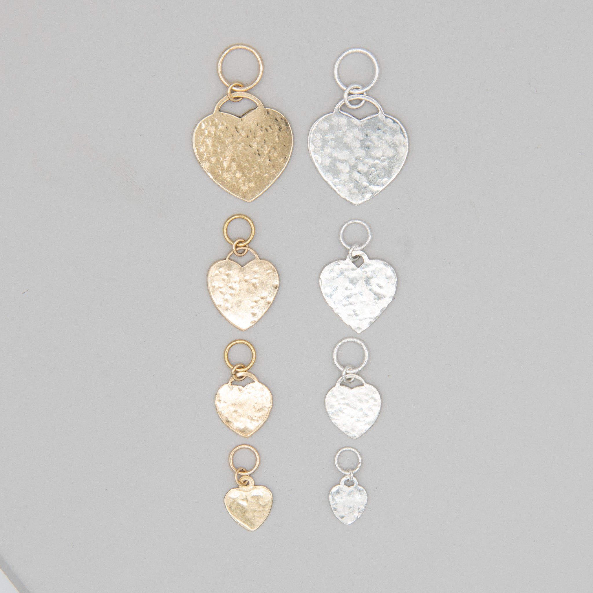 14k Gold Filled Heart Charm - Jewel Ya