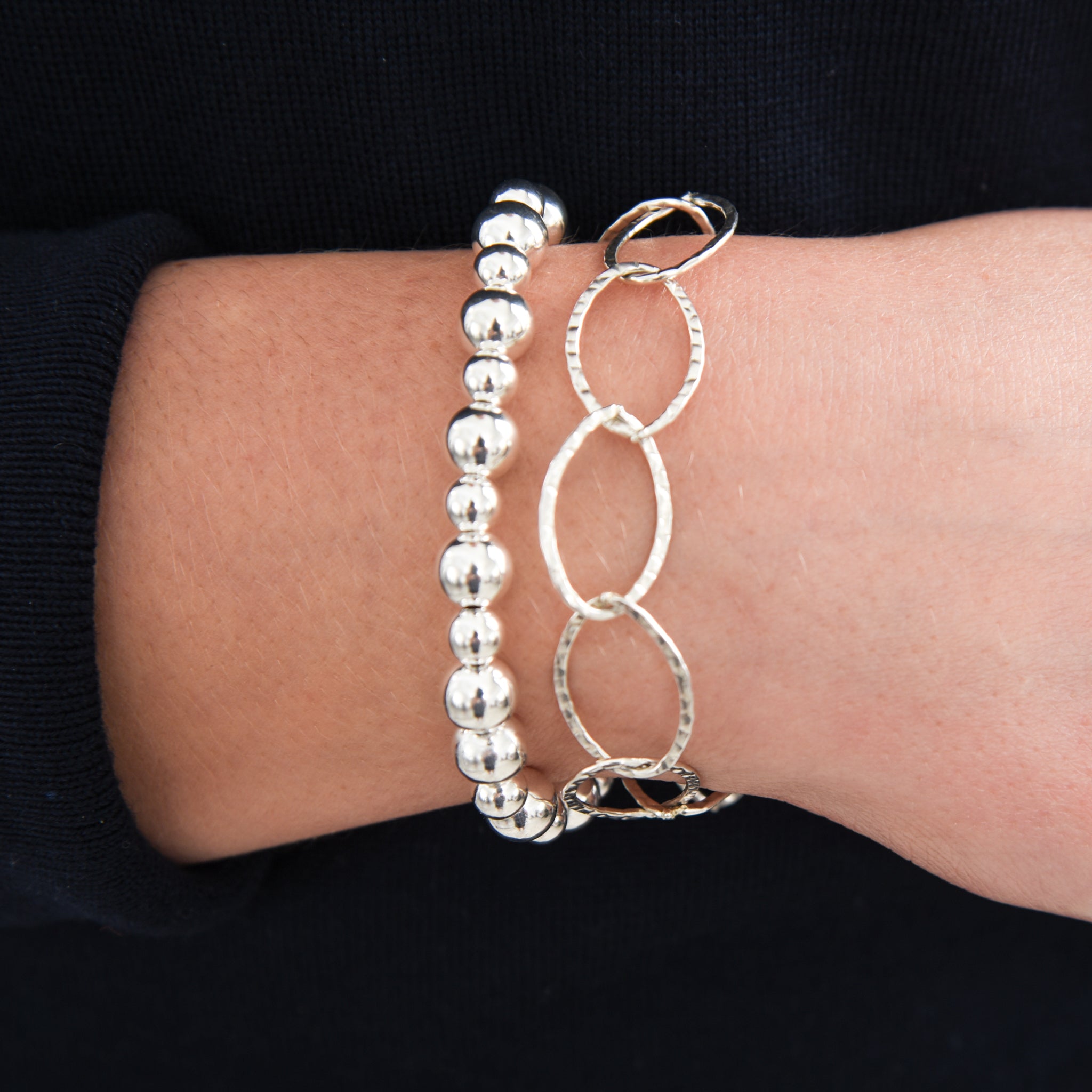 6mm & 8mm Beaded Bracelet - Jewel Ya